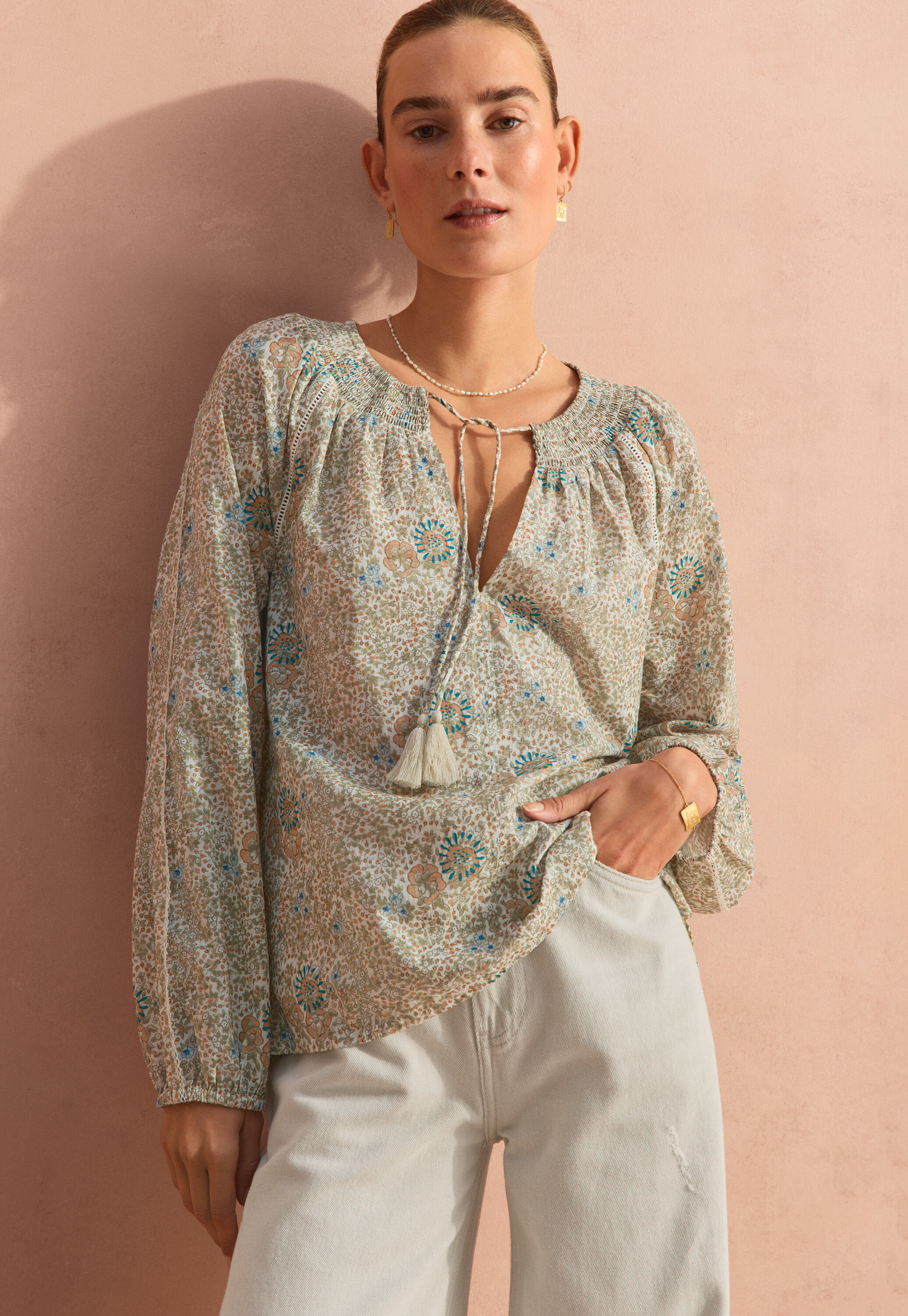 Bluse mit Print