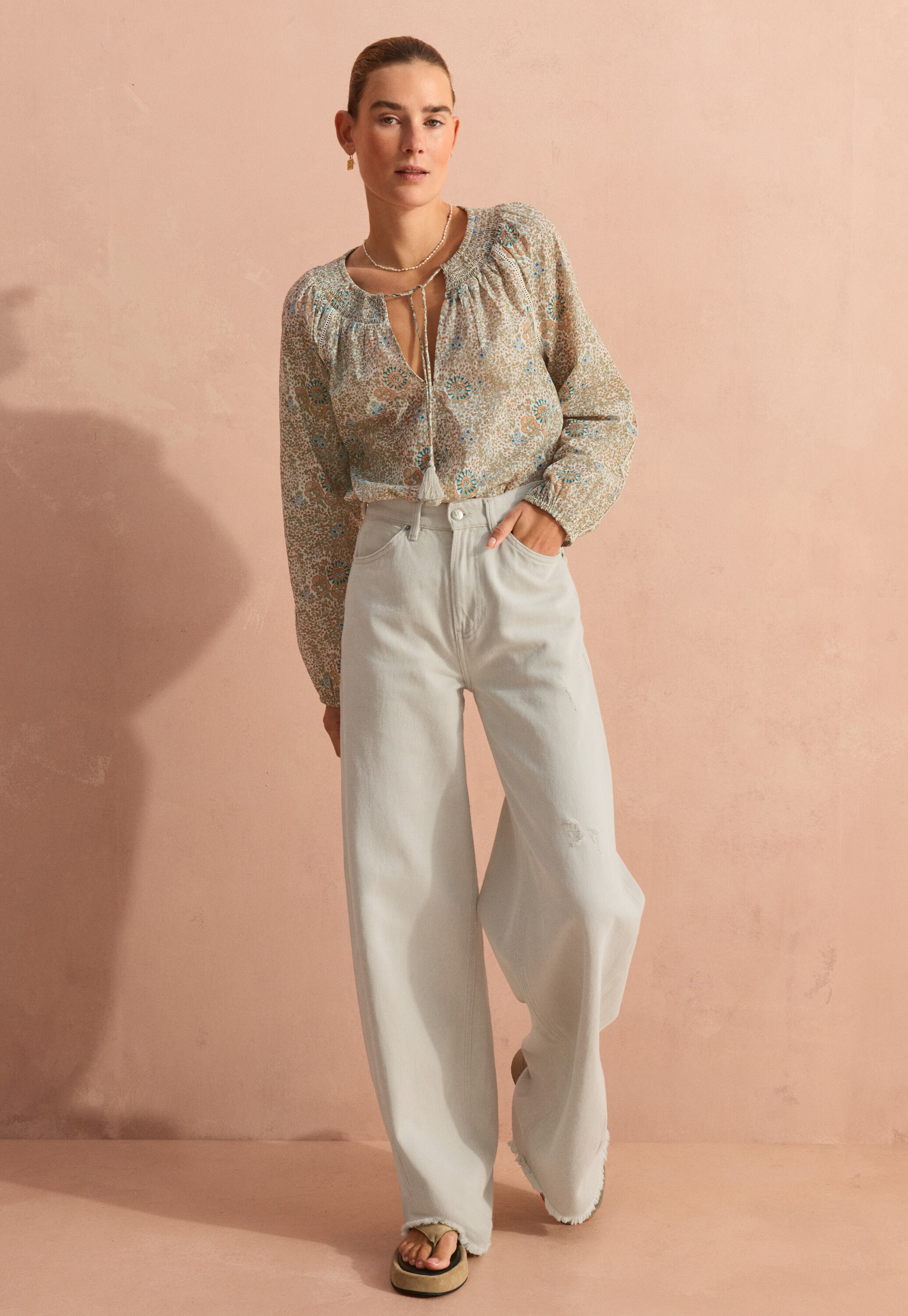 Bluse mit Print