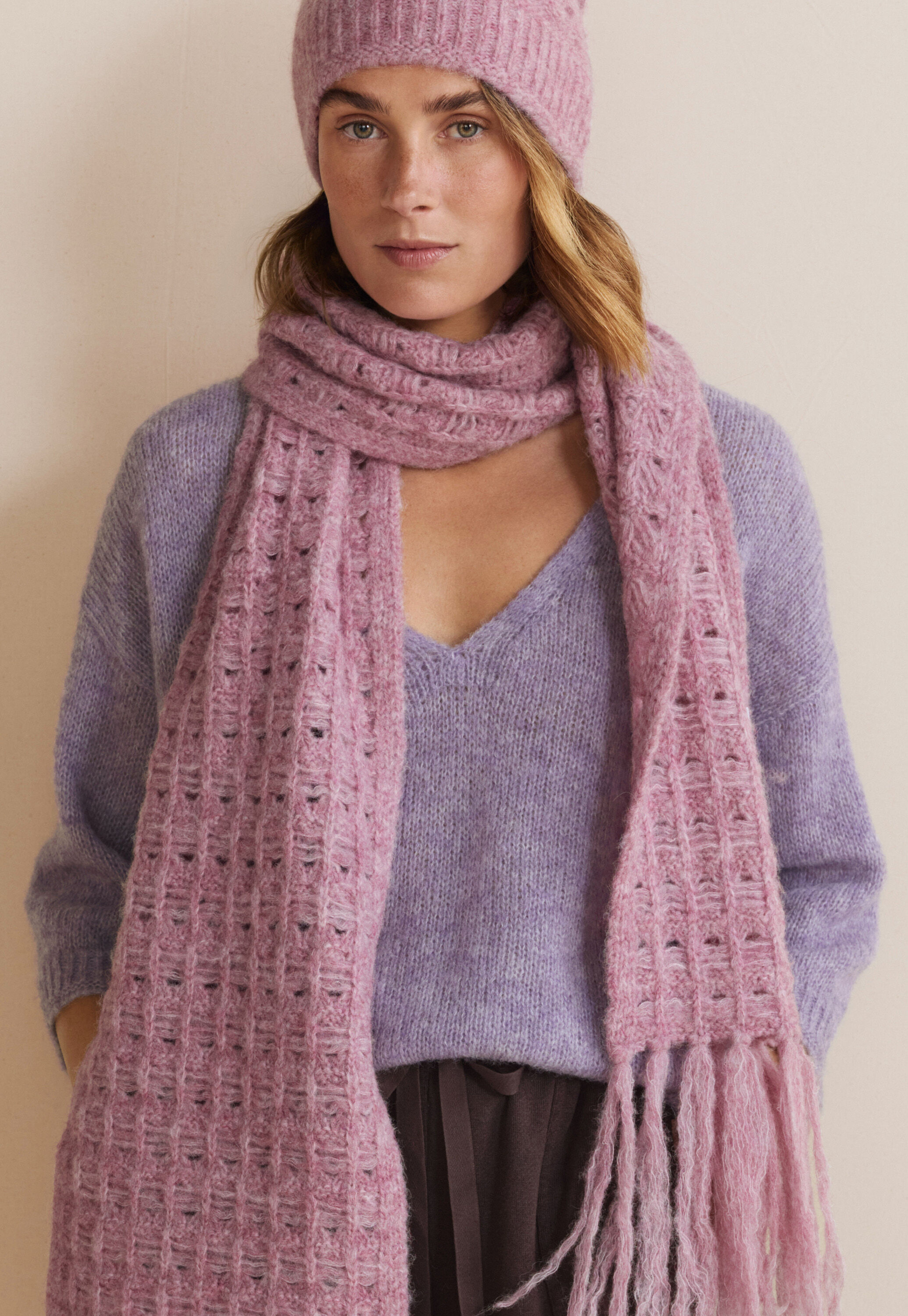 Pullover mit V-Ausschnitt