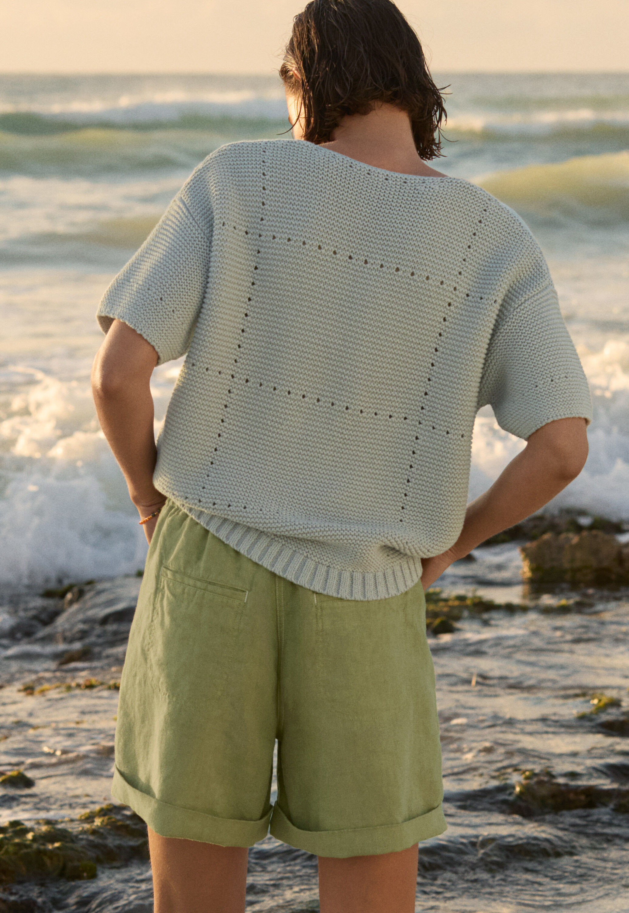Pullover mit V-Ausschnitt