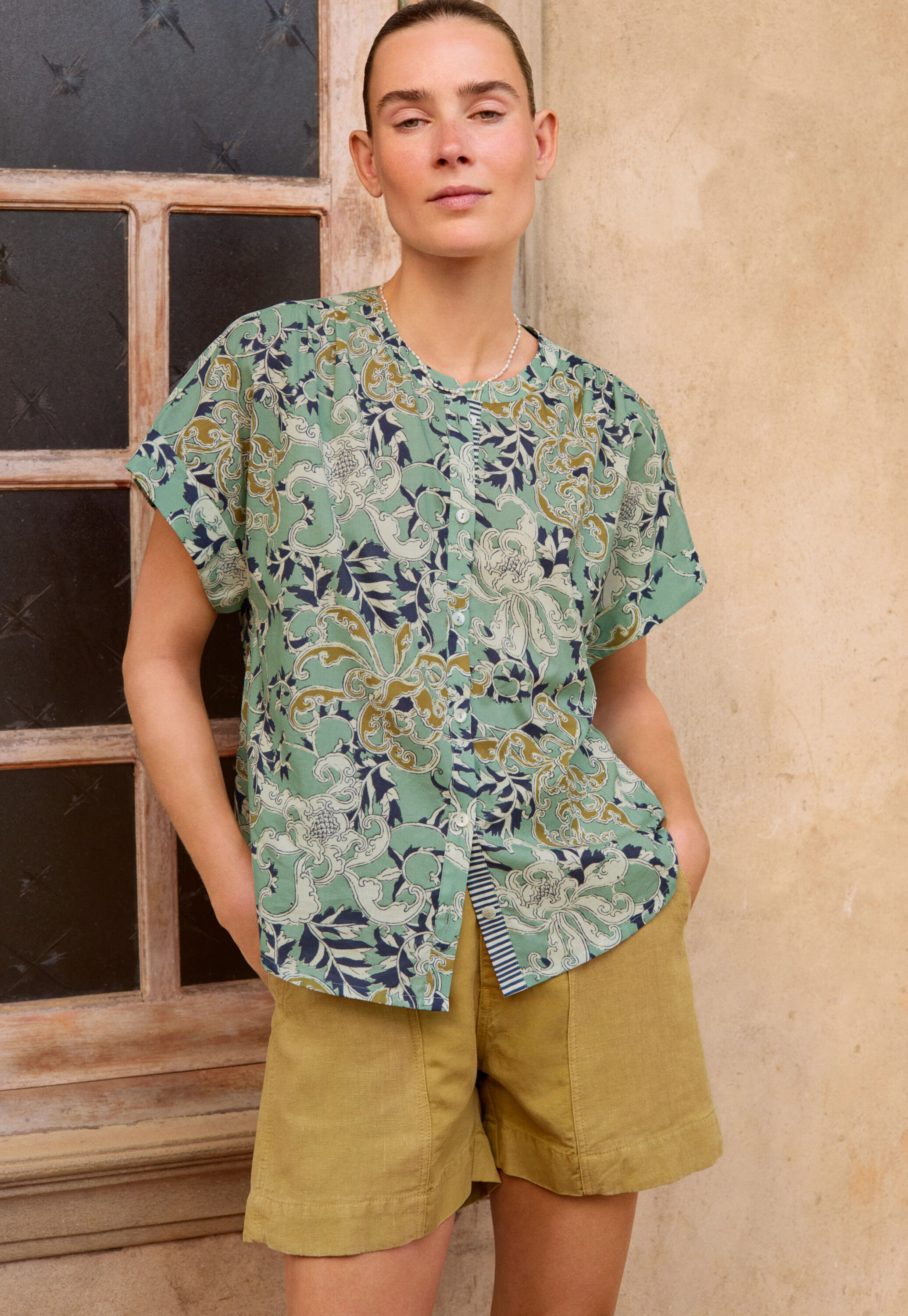 Bedruckte Bluse