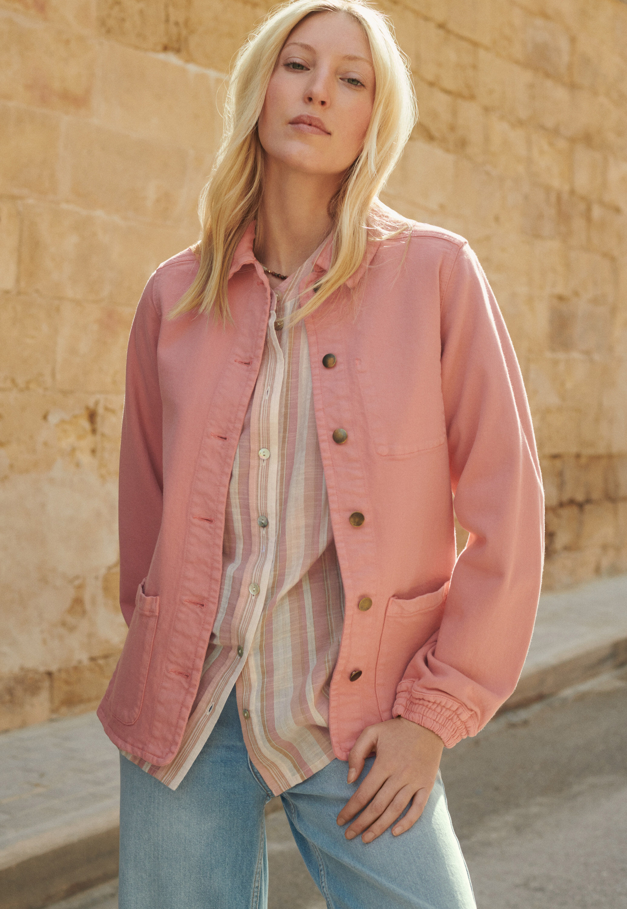 Mineralgef&auml;rbte Jacke