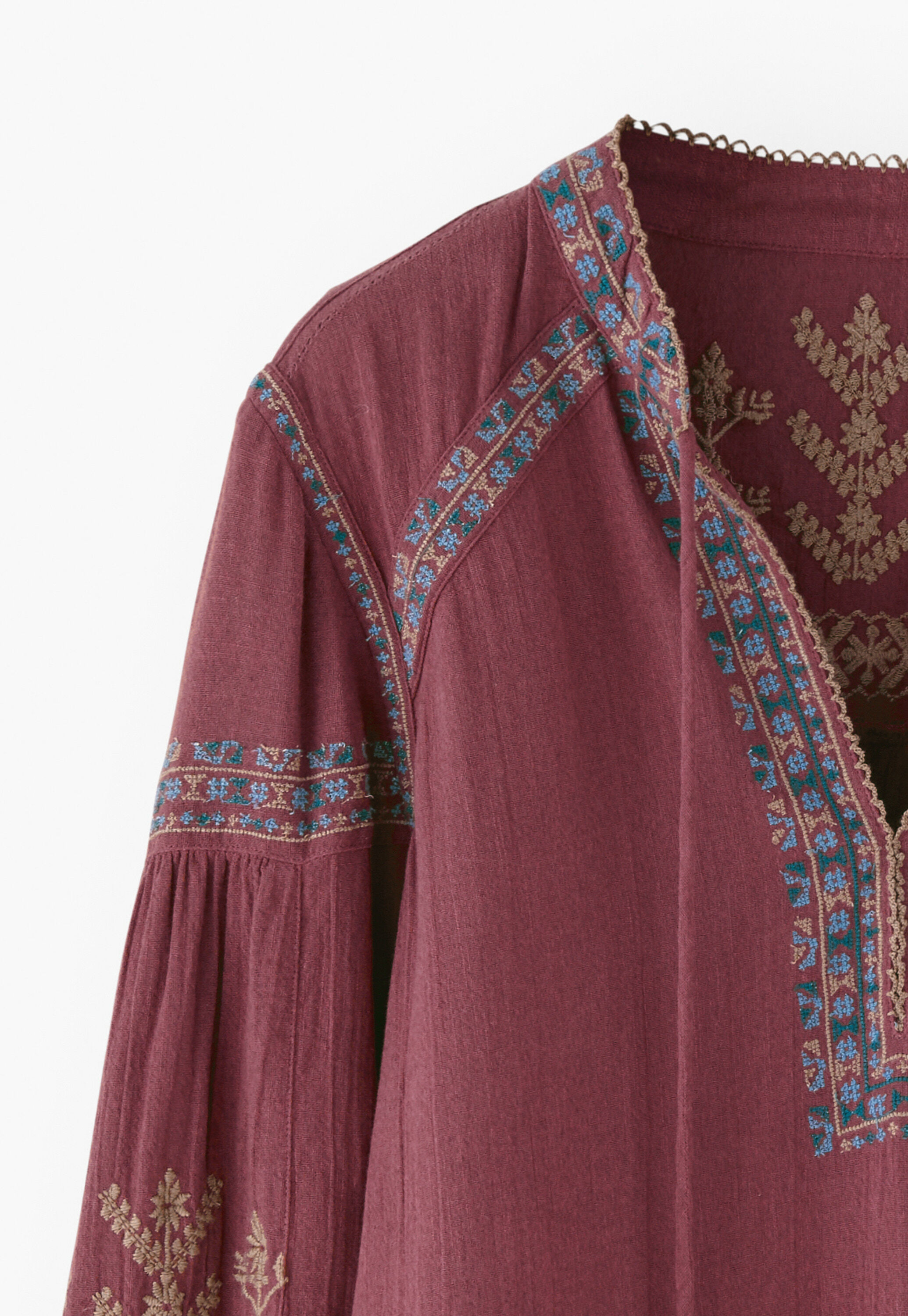 Bestickte Bluse