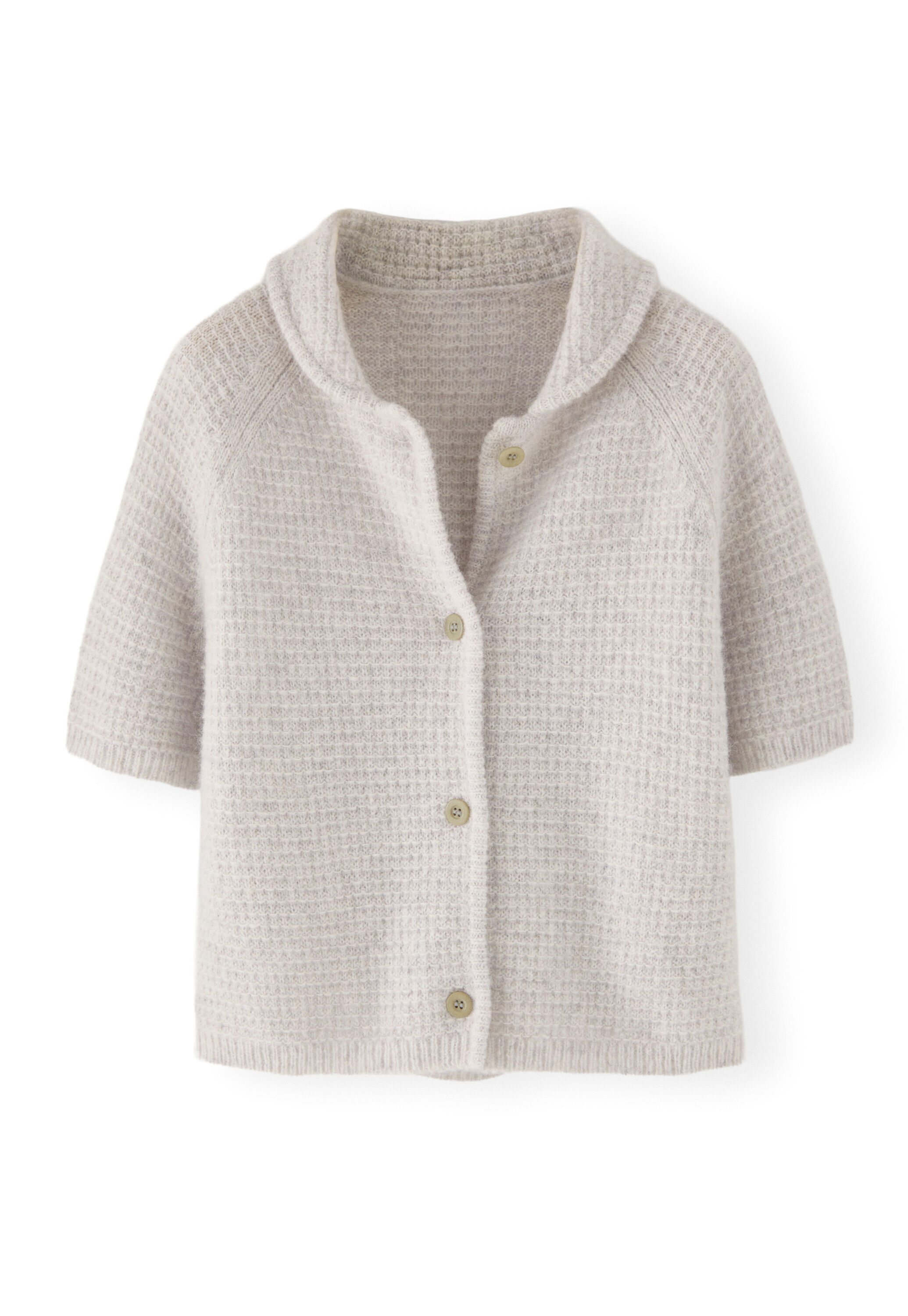 Cardigan mit Waffelmuster