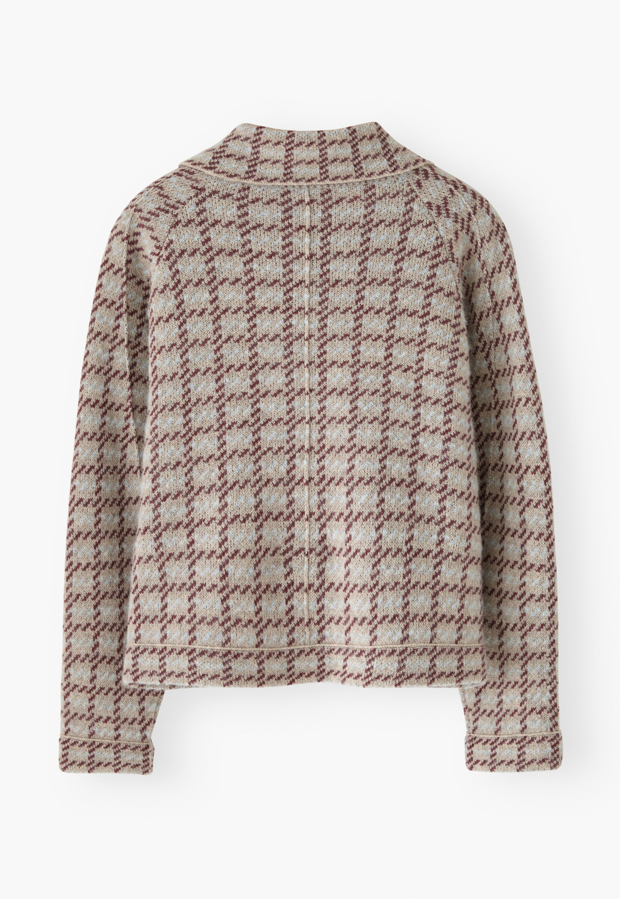 Gestrickte Karojacke
