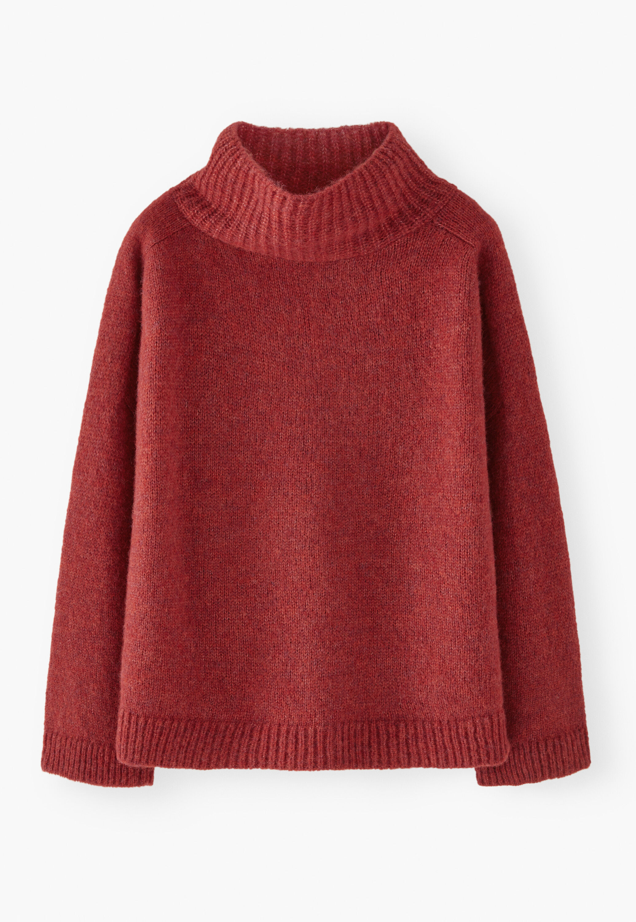 Pullover mit hohem Kragen