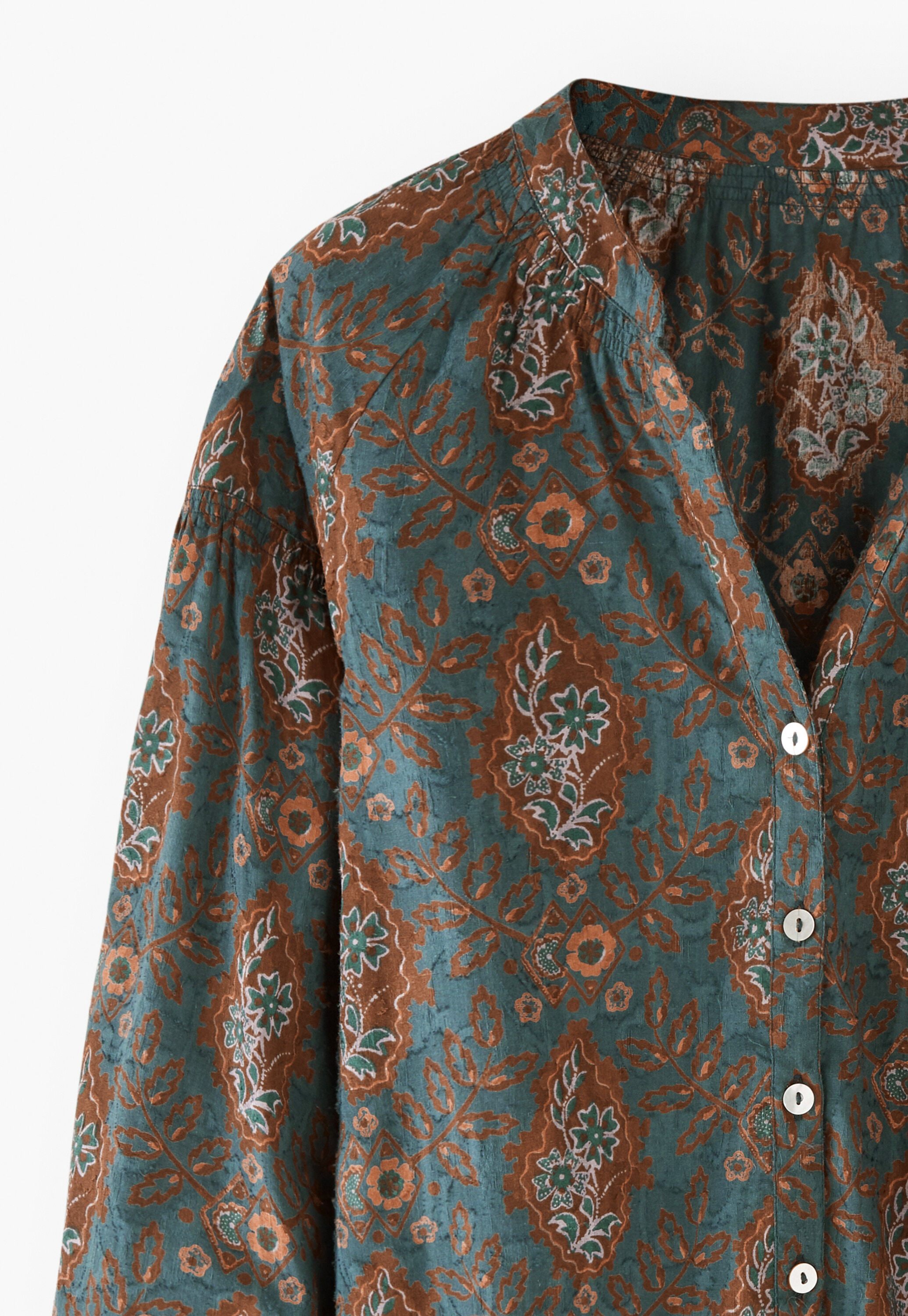Bluse mit Print