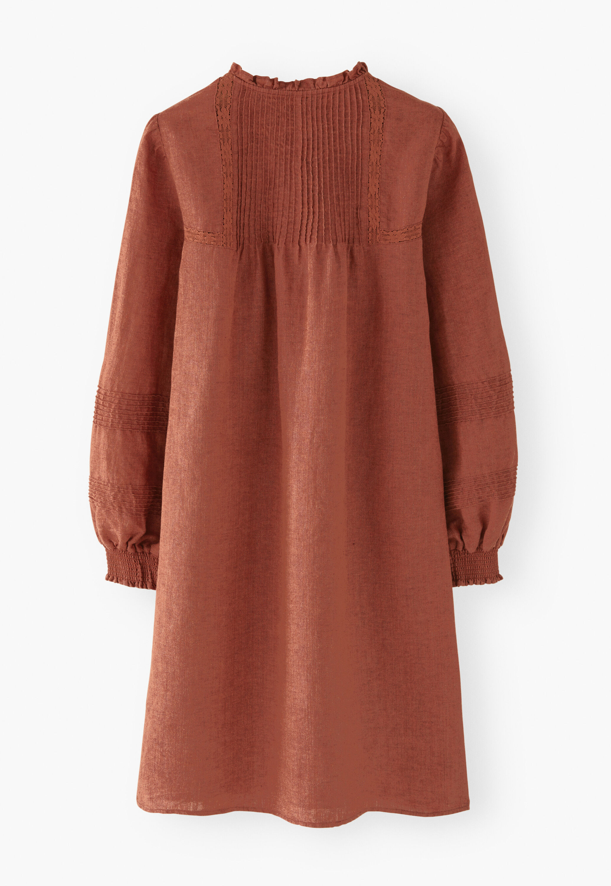 Kleid mit Biesen