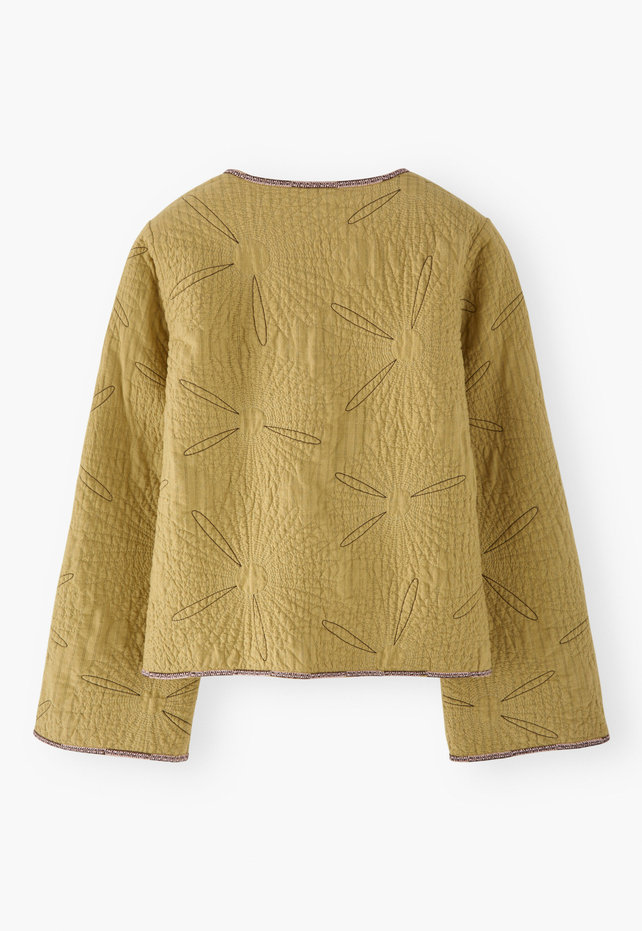 Steppjacke mit G&auml;nsebl&uuml;mchen