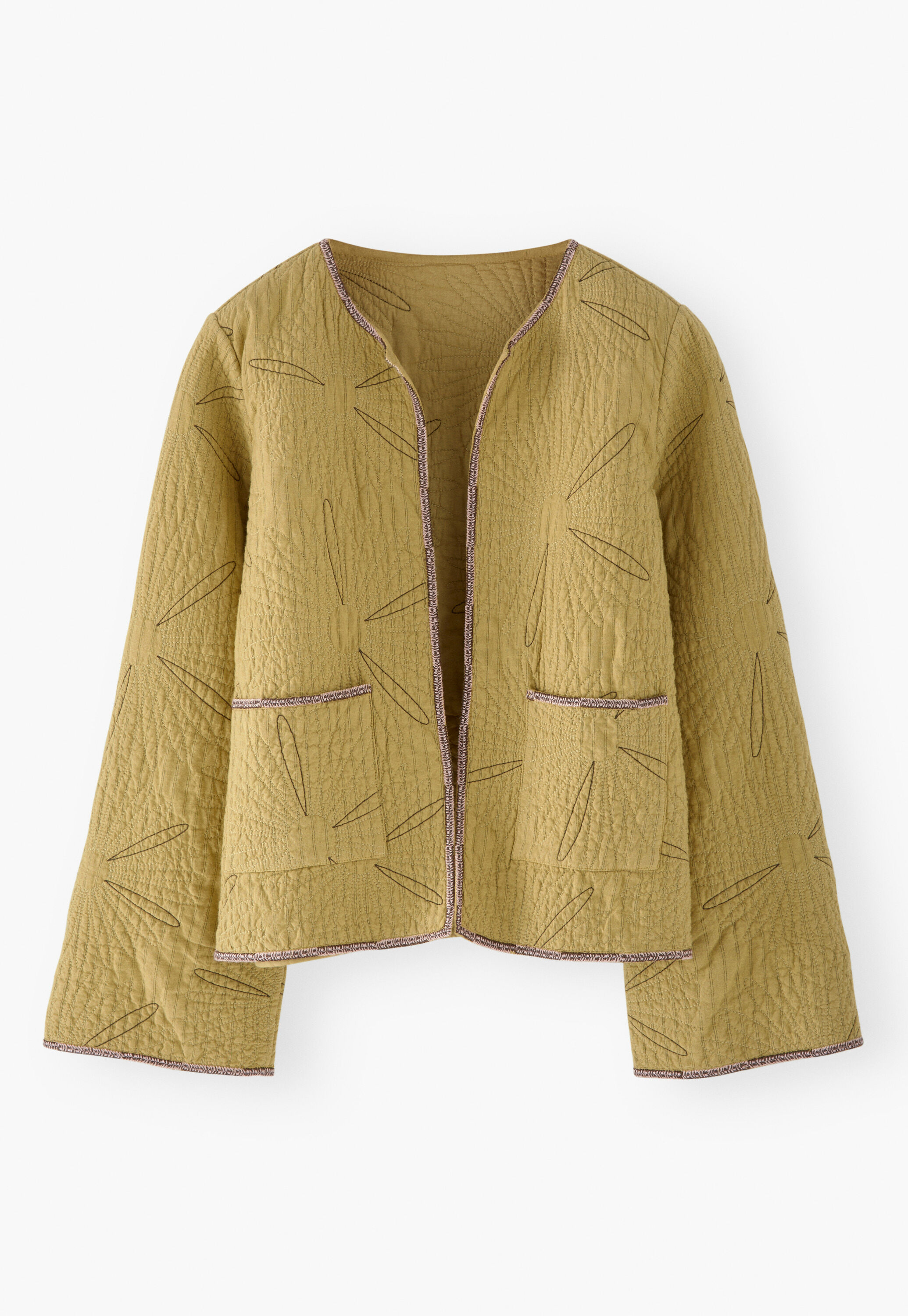 Steppjacke mit G&auml;nsebl&uuml;mchen