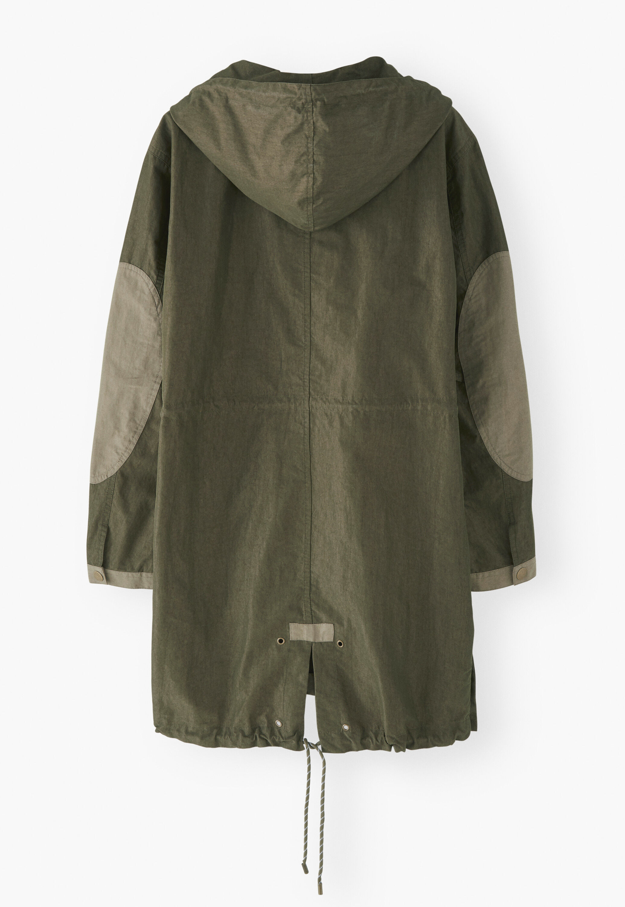 Regenparka mit Eins&auml;tzen