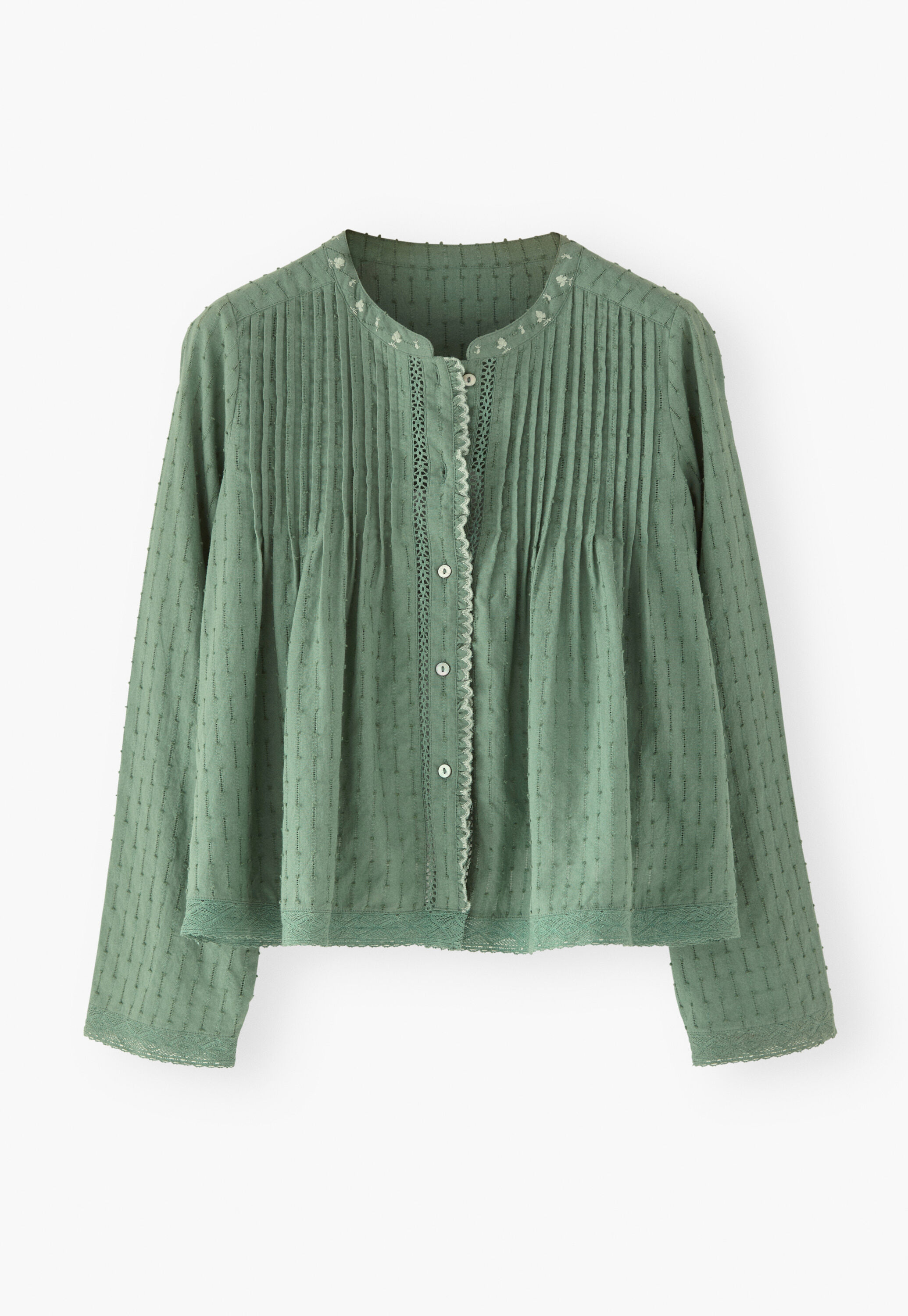 Gesmokte Bluse