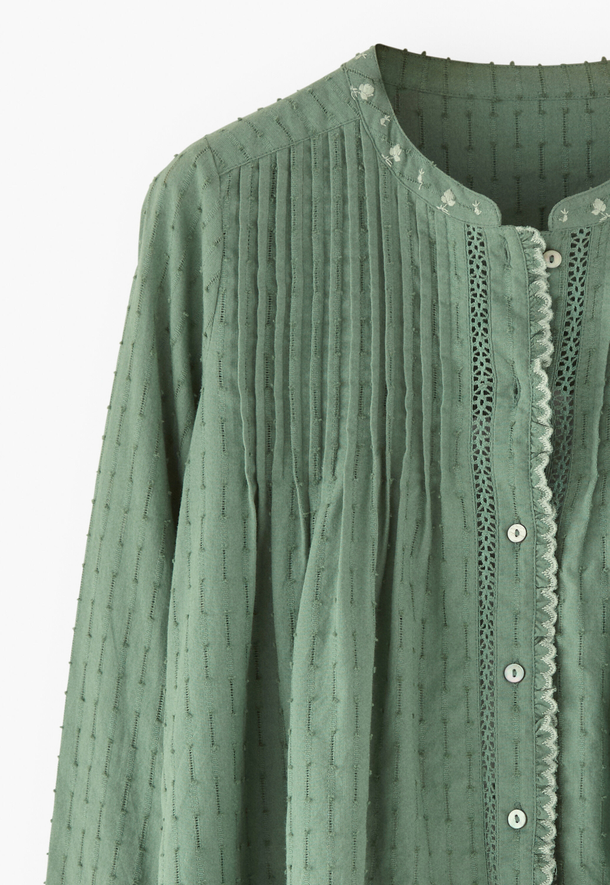 Gesmokte Bluse
