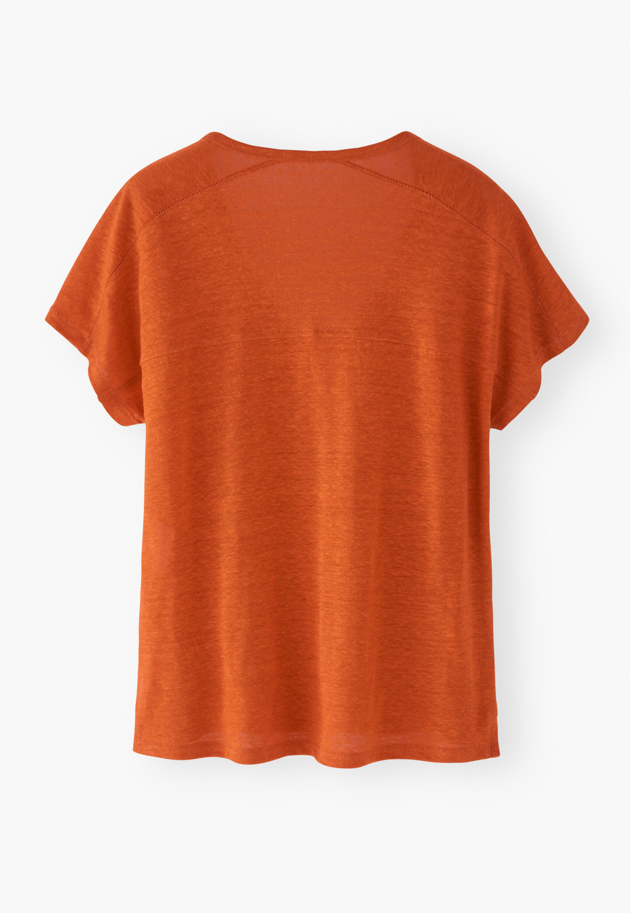 V-Ausschnitt-T-Shirt