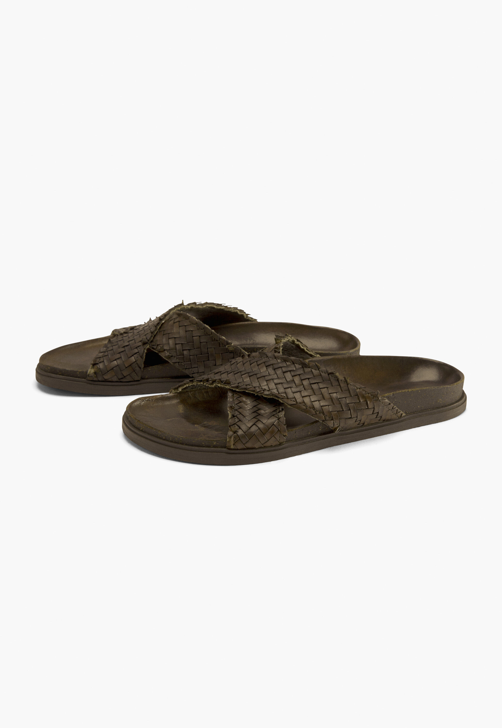 Sandalen mit &uuml;berkreuzter Front