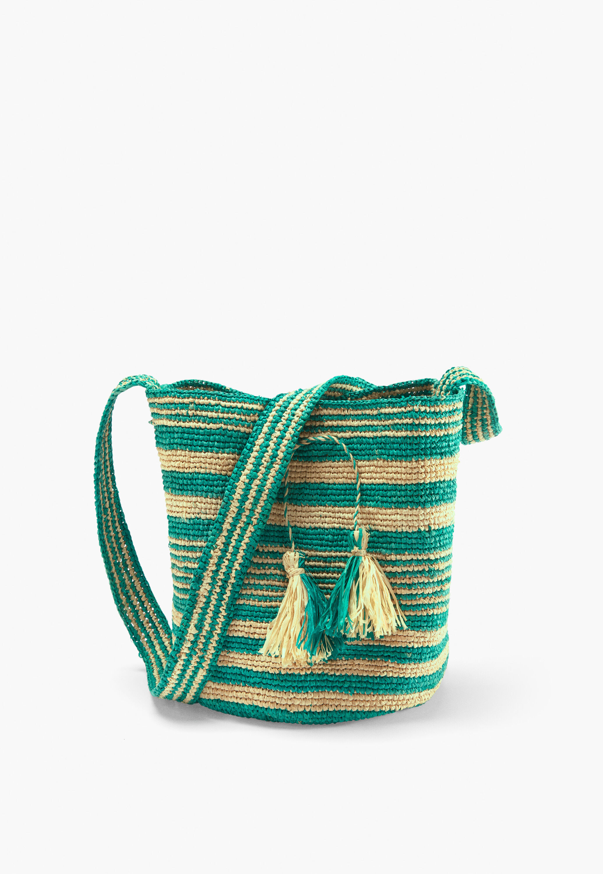 Gestreifte Tasche