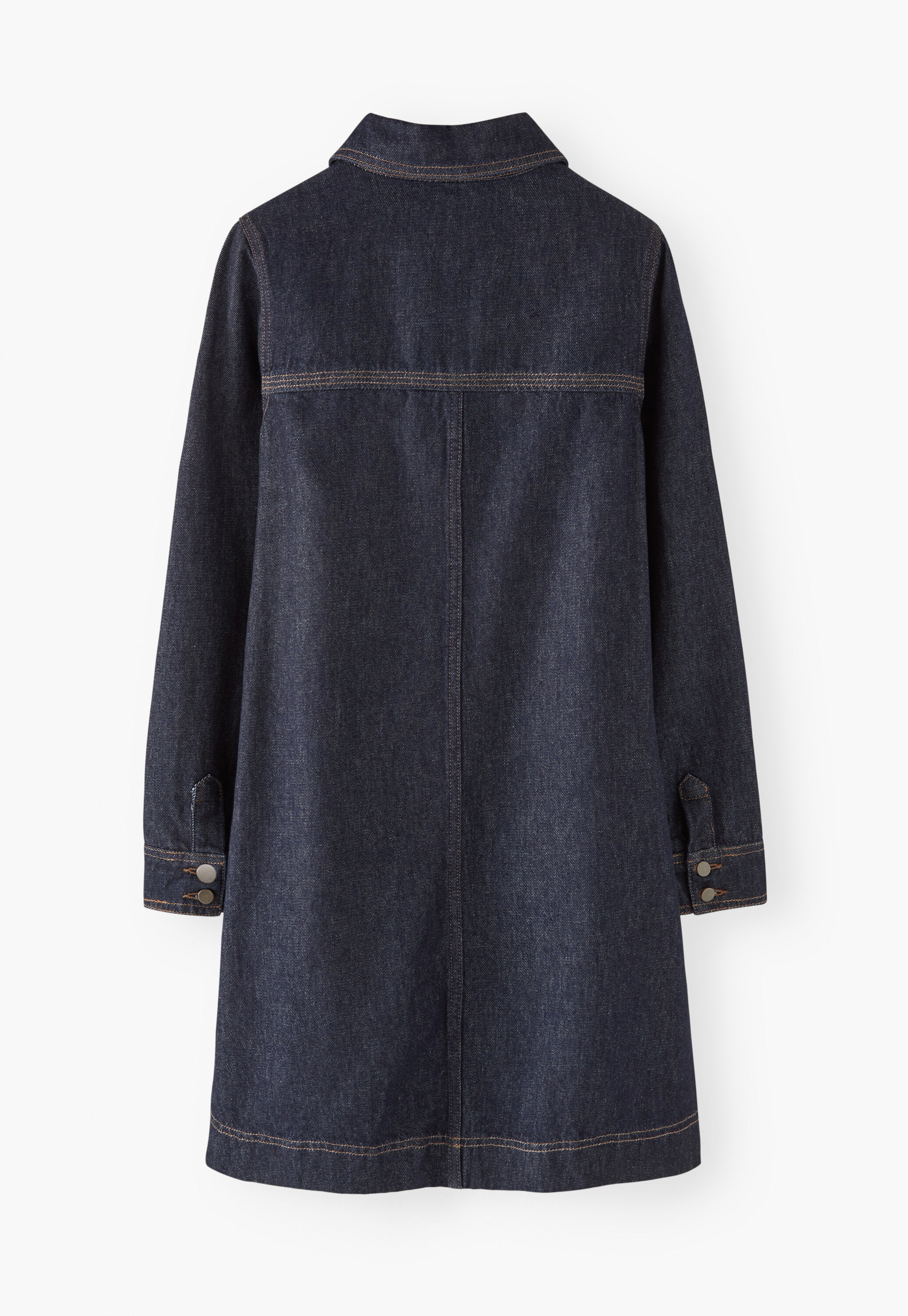 Denim-Kleid in A-Linie
