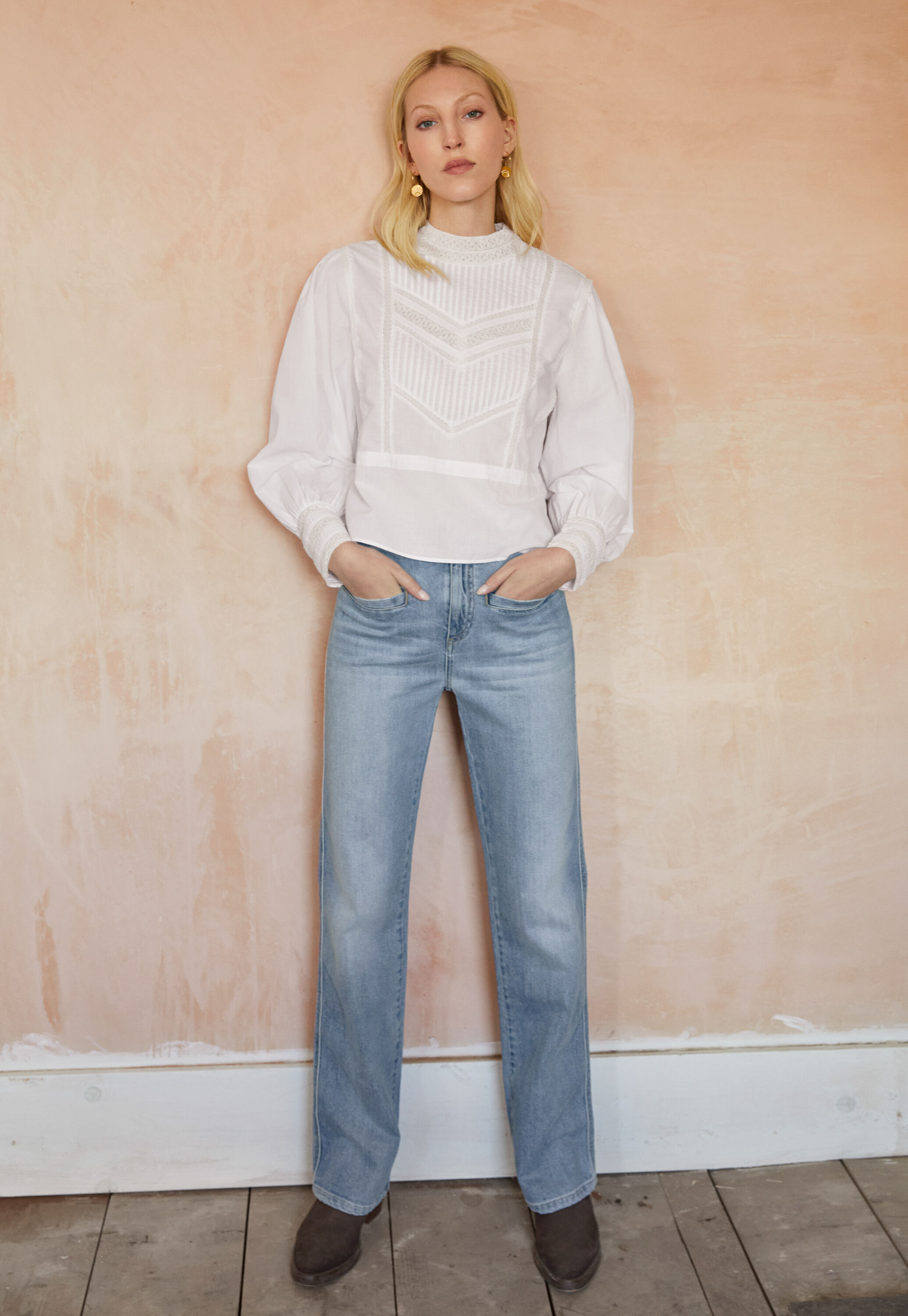 Jeans mit geradem Bein