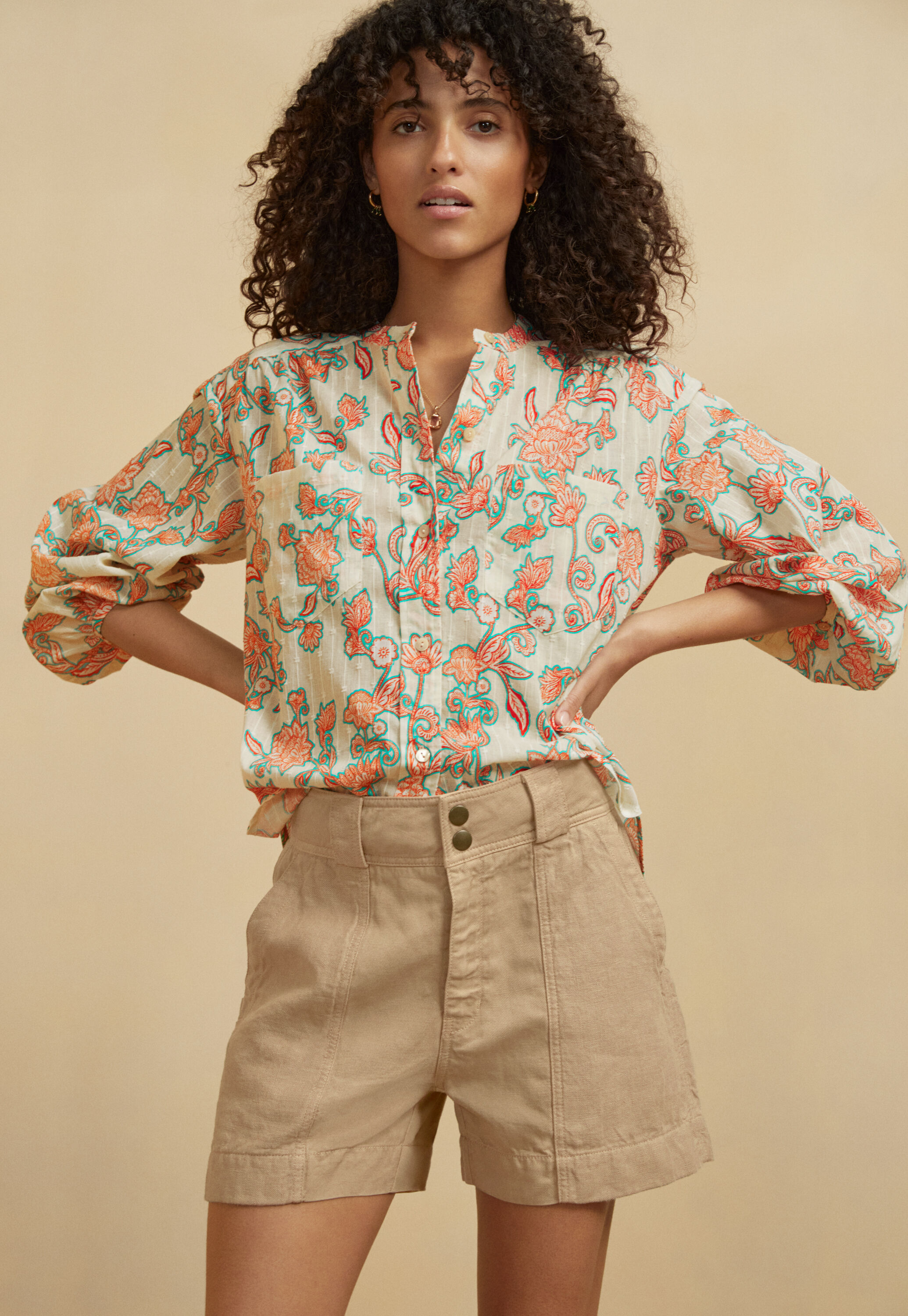 Bedruckte Bluse