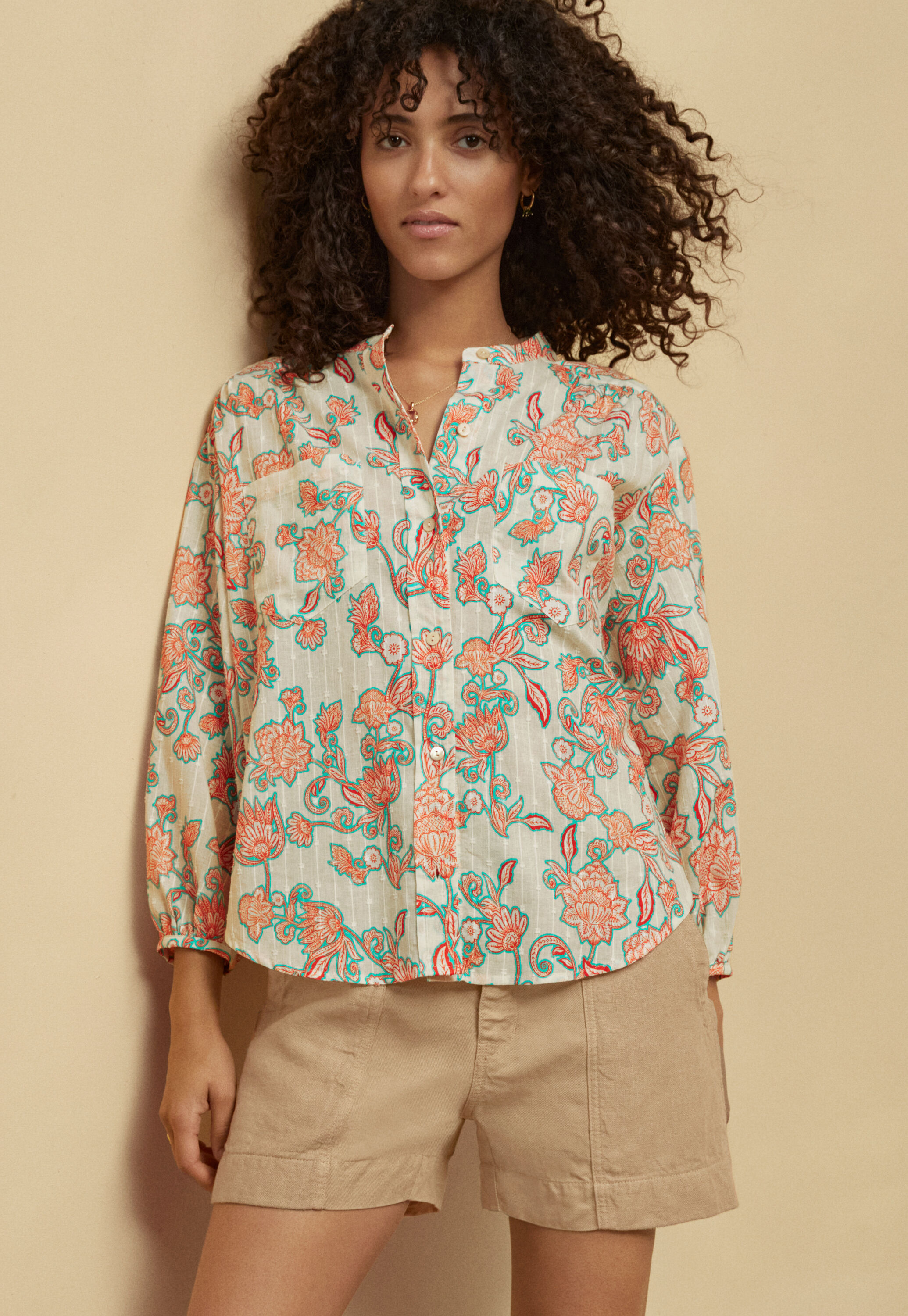 Bedruckte Bluse