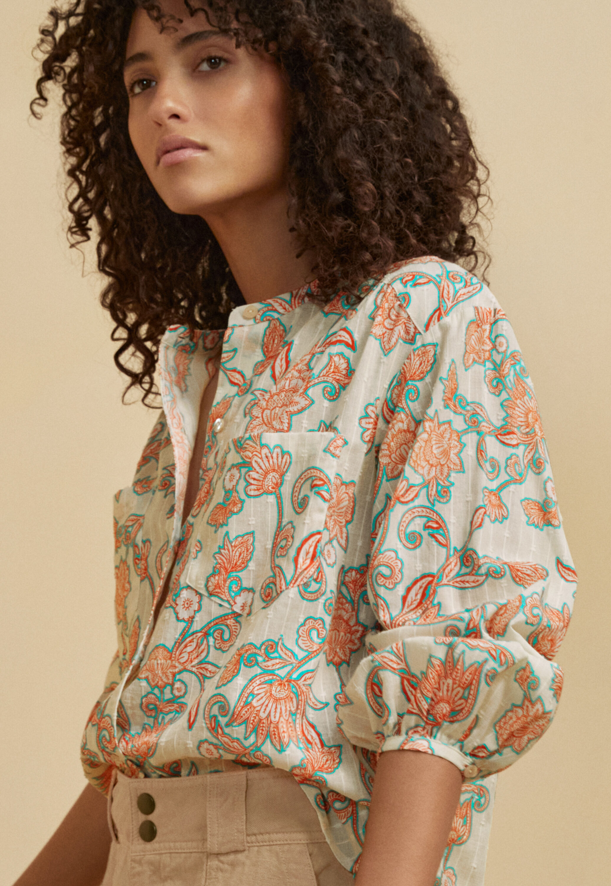 Bedruckte Bluse