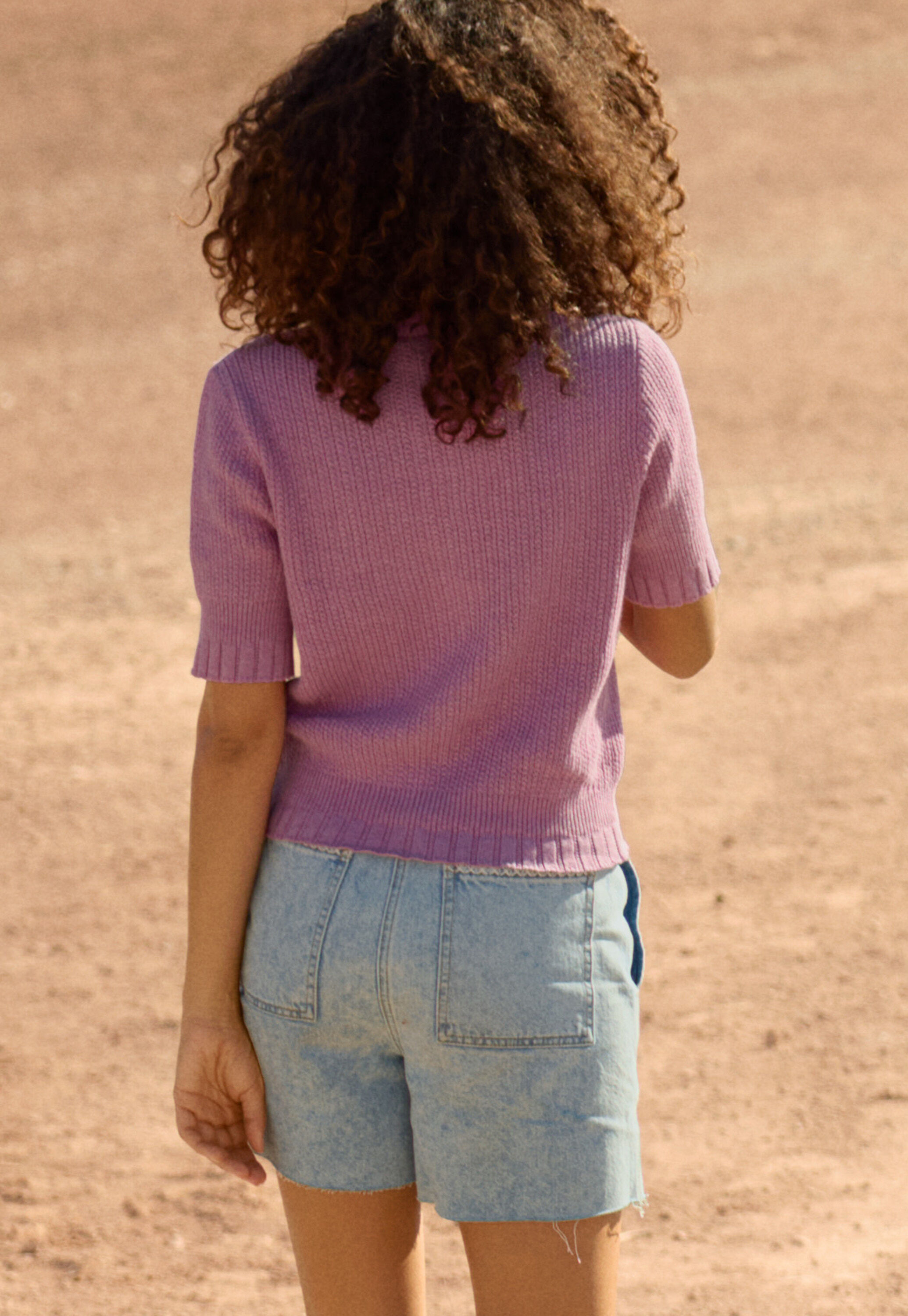 Fangmuster-Pullover