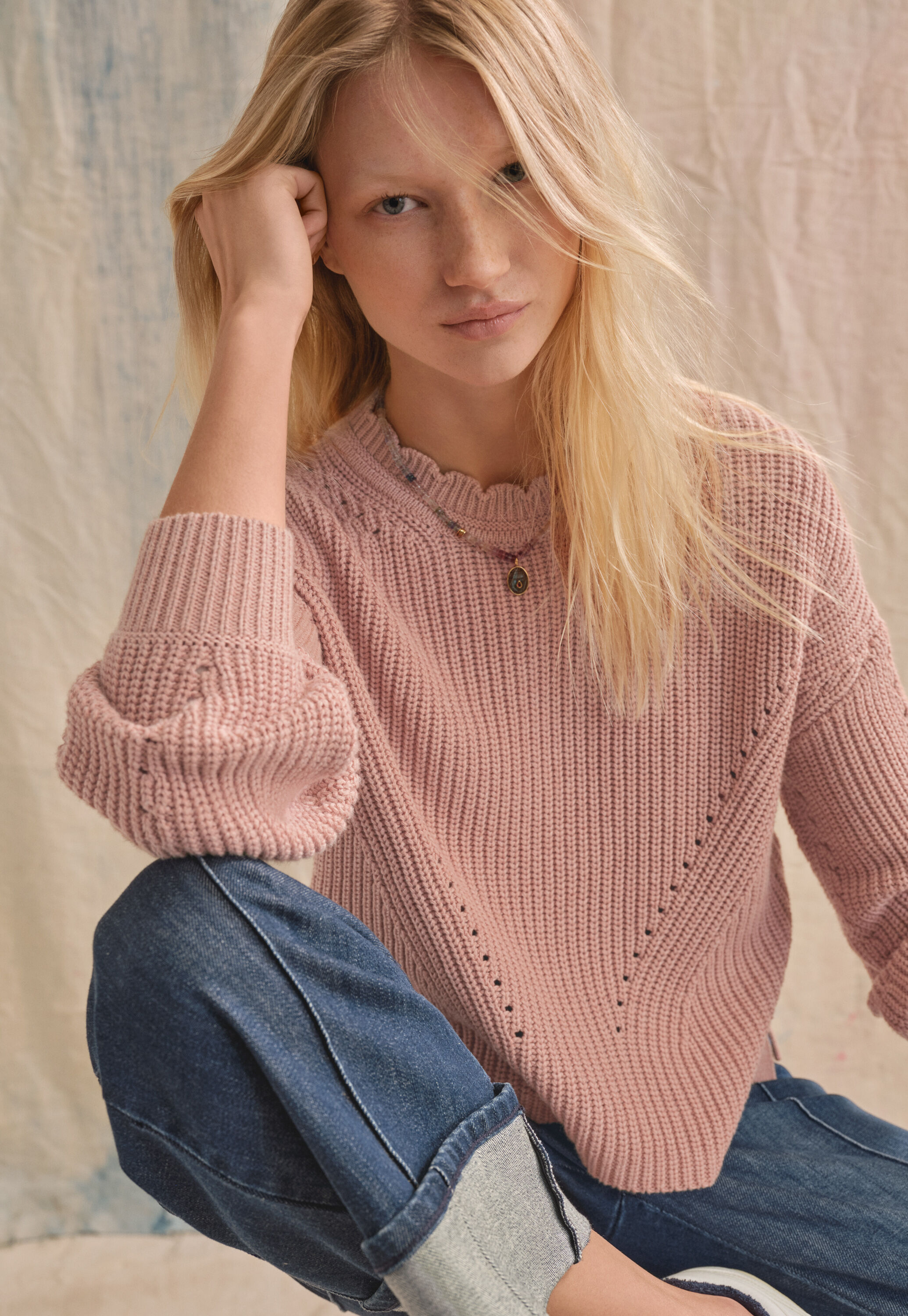 Rippstrickpullover