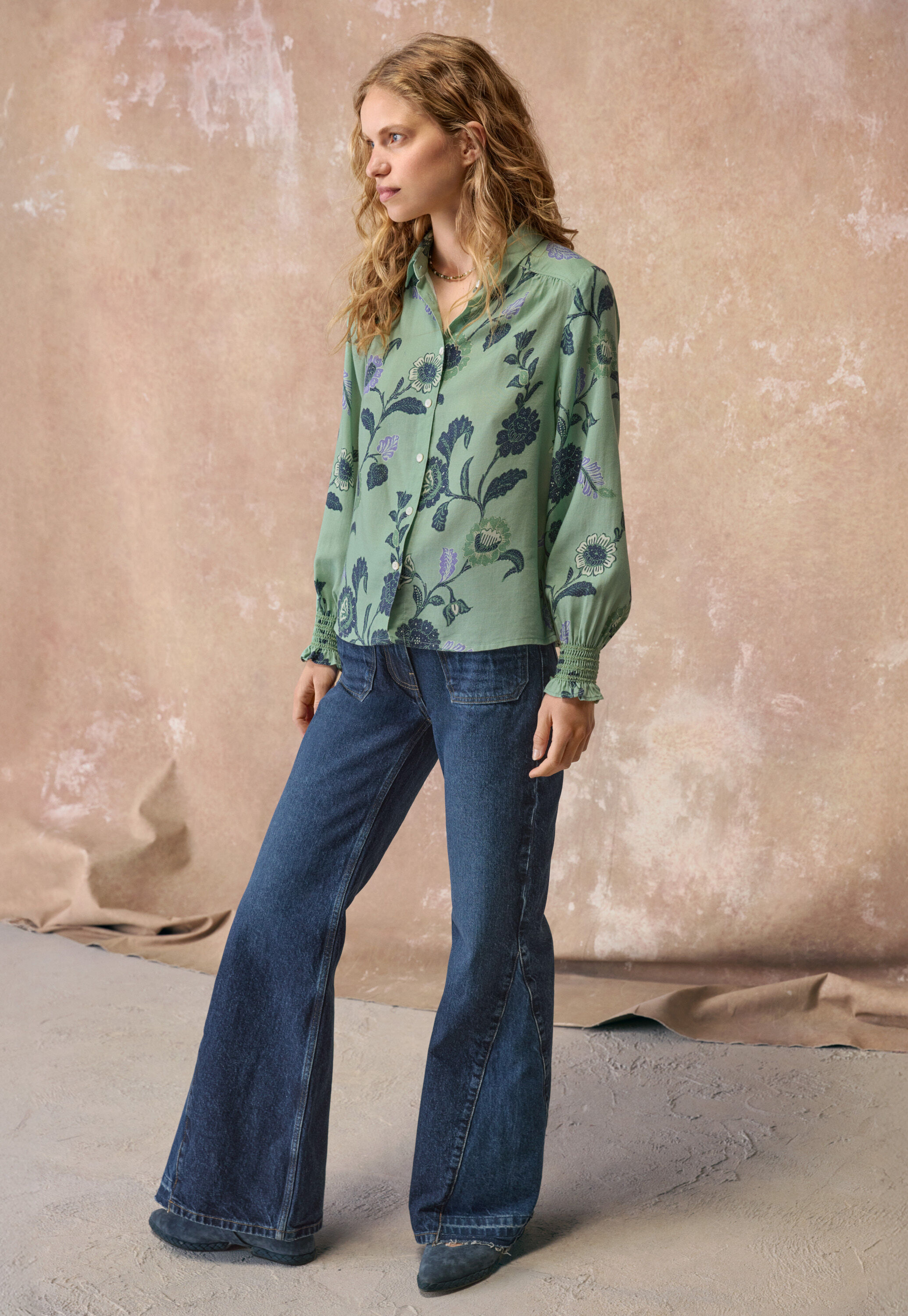 Bedruckte Bluse