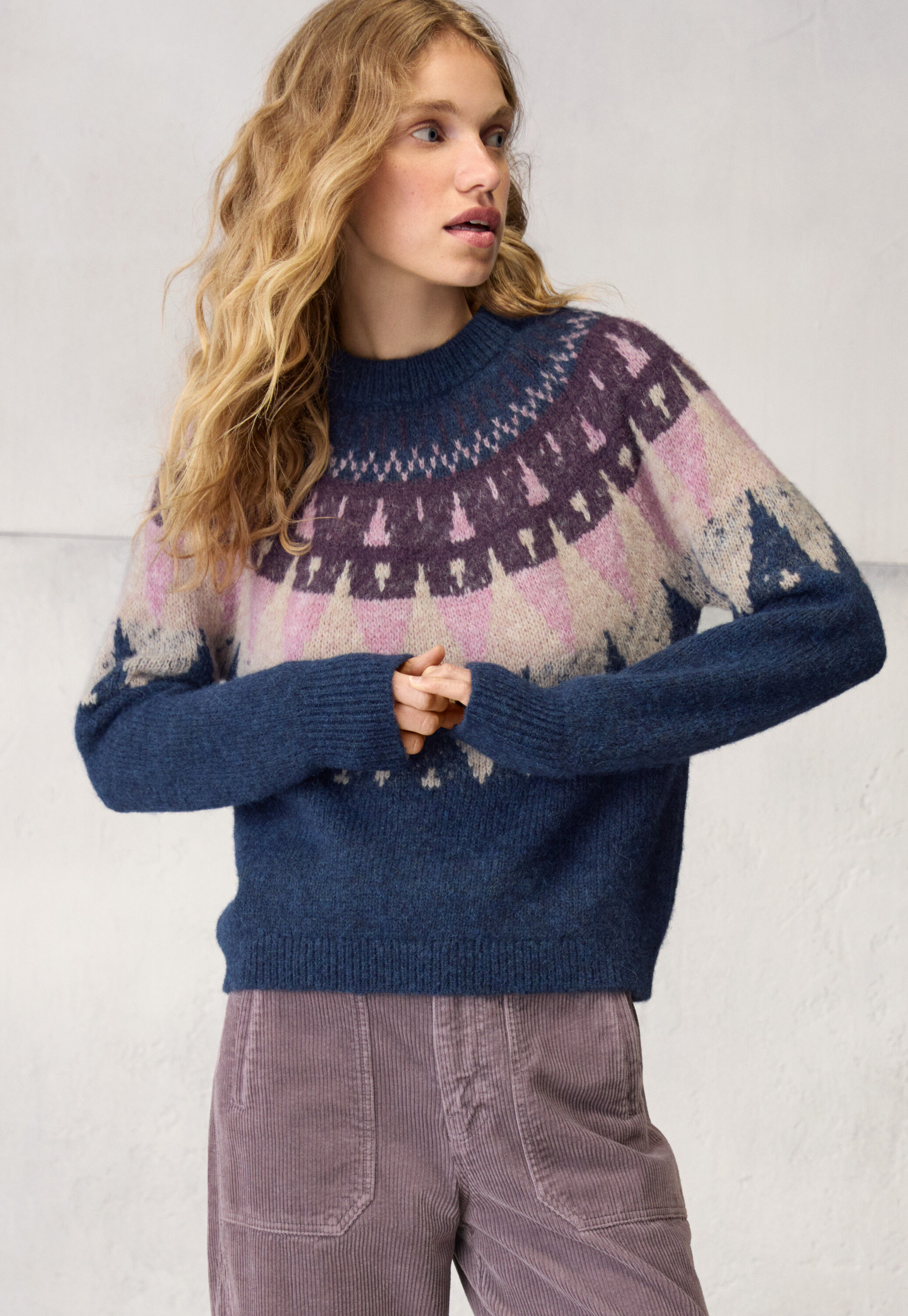 Pullover mit Passendetail