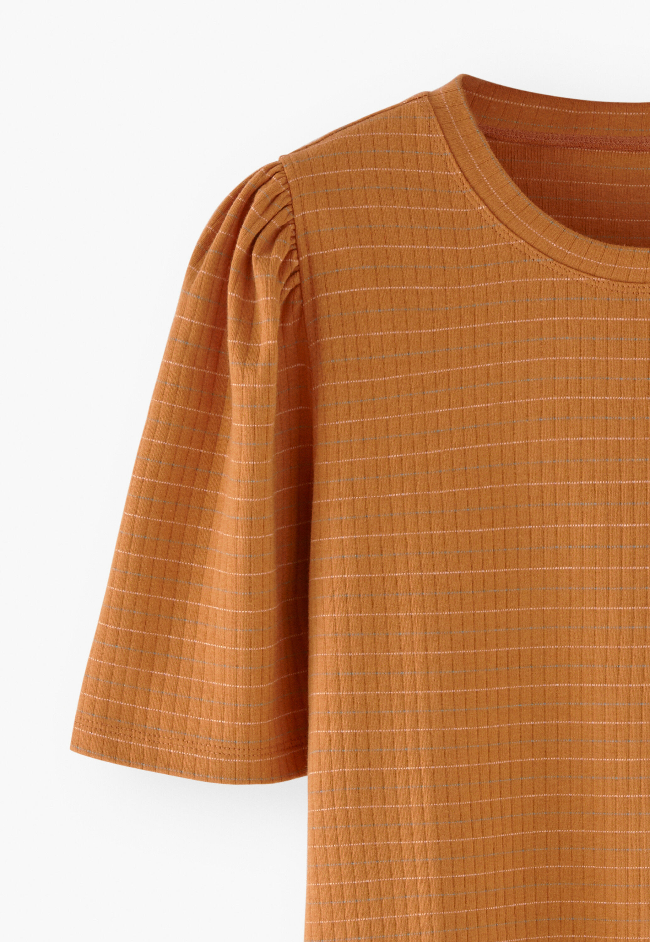 T-Shirt mit Puff&auml;rmeln