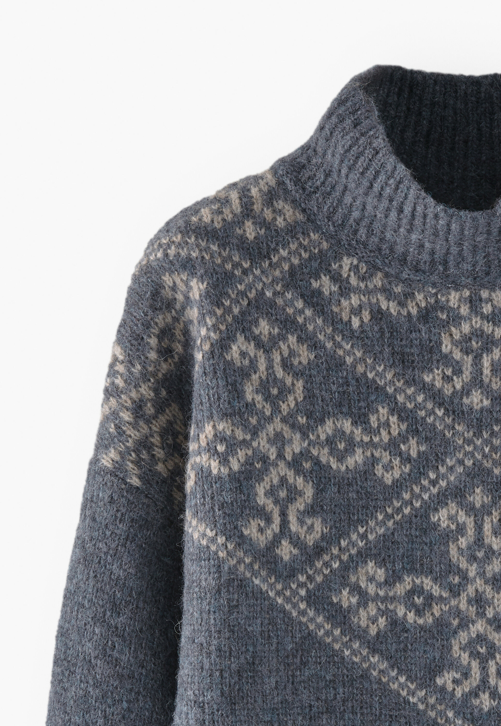 Jacquard-Pullover