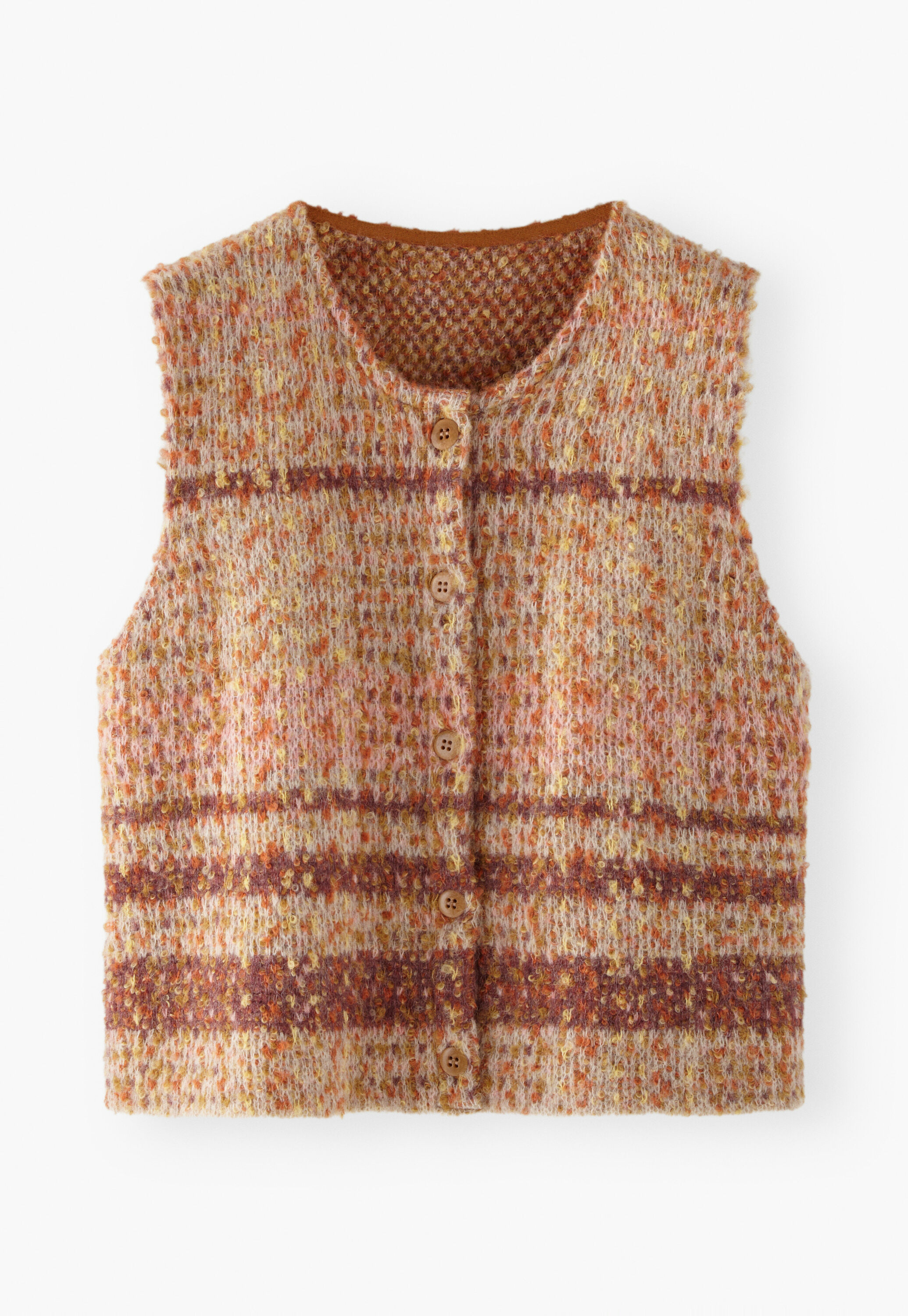 Karo-Strickweste