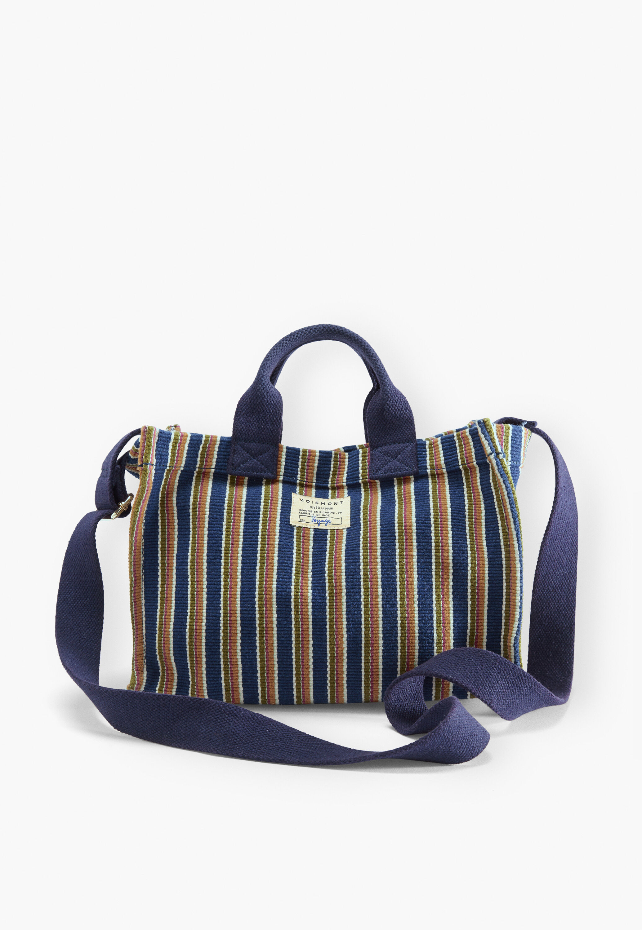Kleine gestreifte Tasche