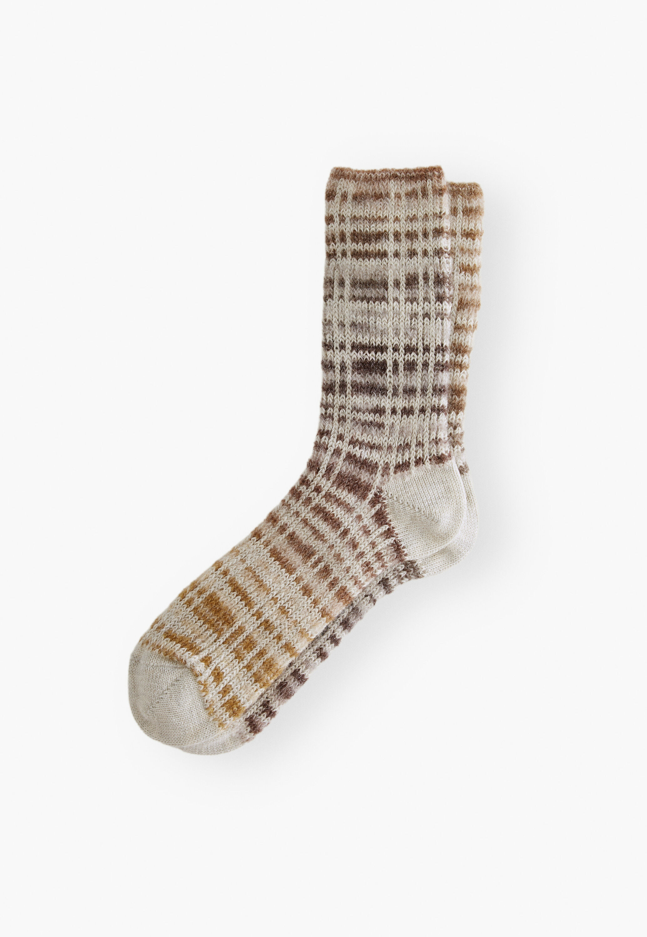 Gemusterte Socken