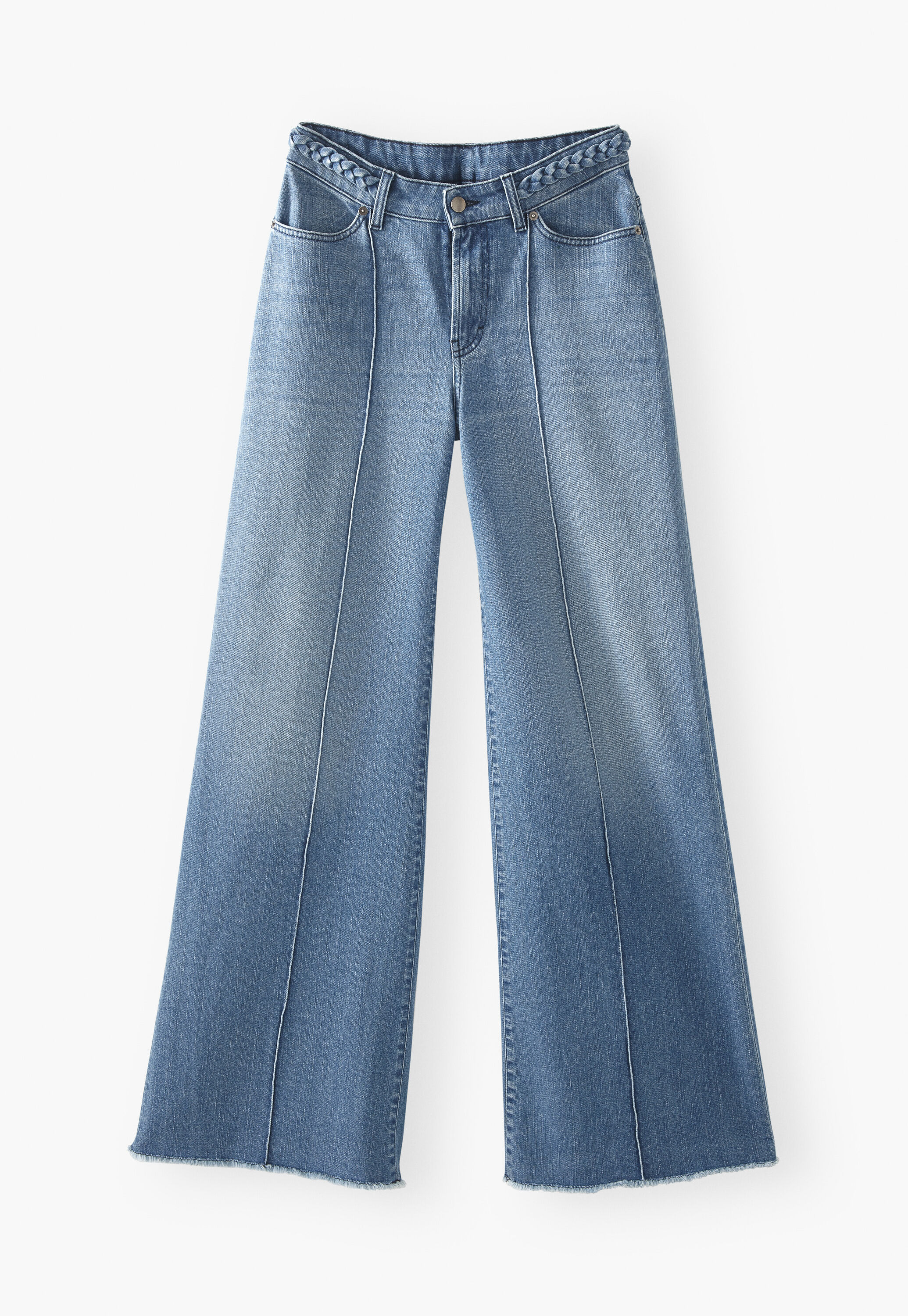Ausgestellte Jeans
