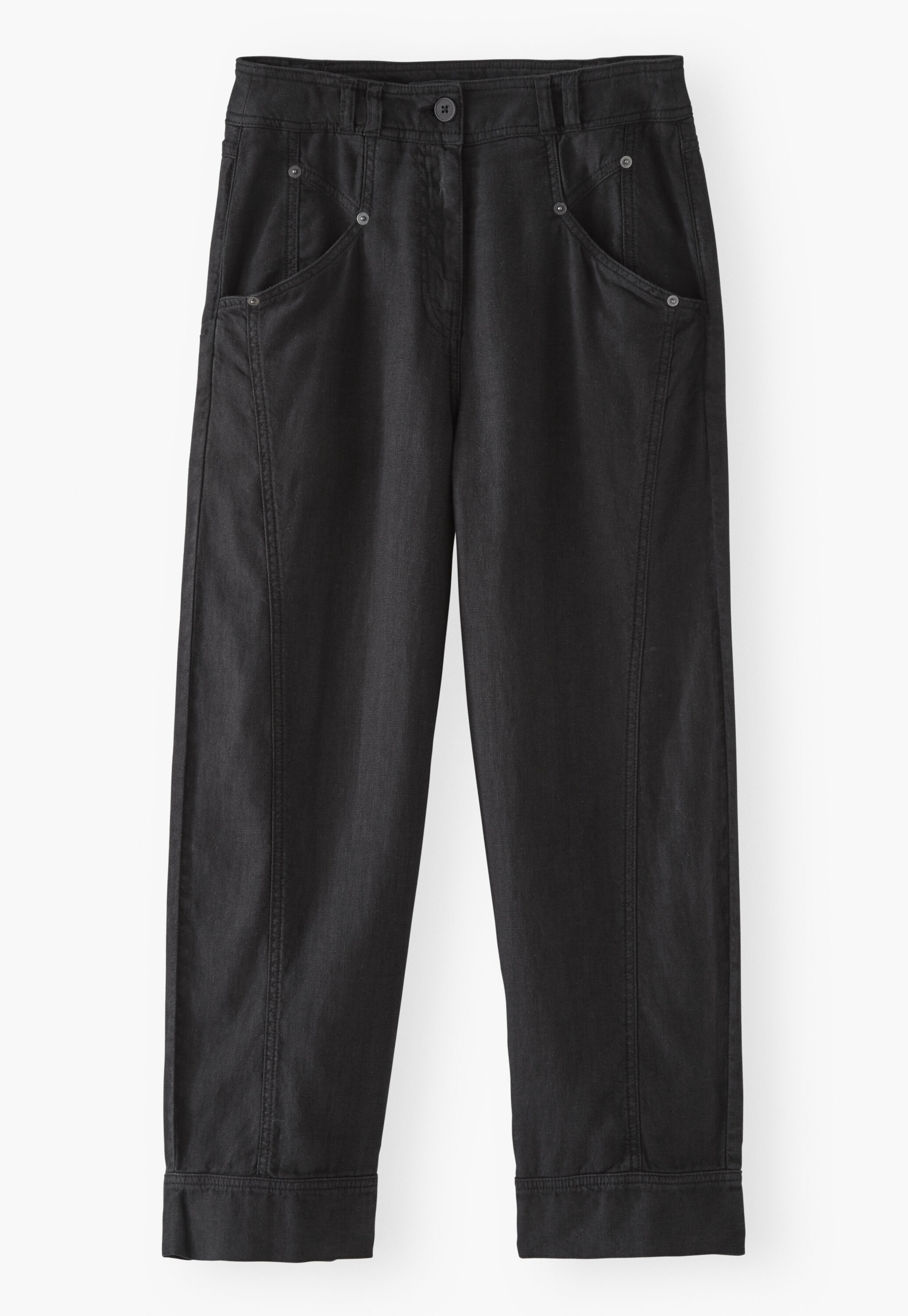 K&uuml;rzer geschnittene Hose