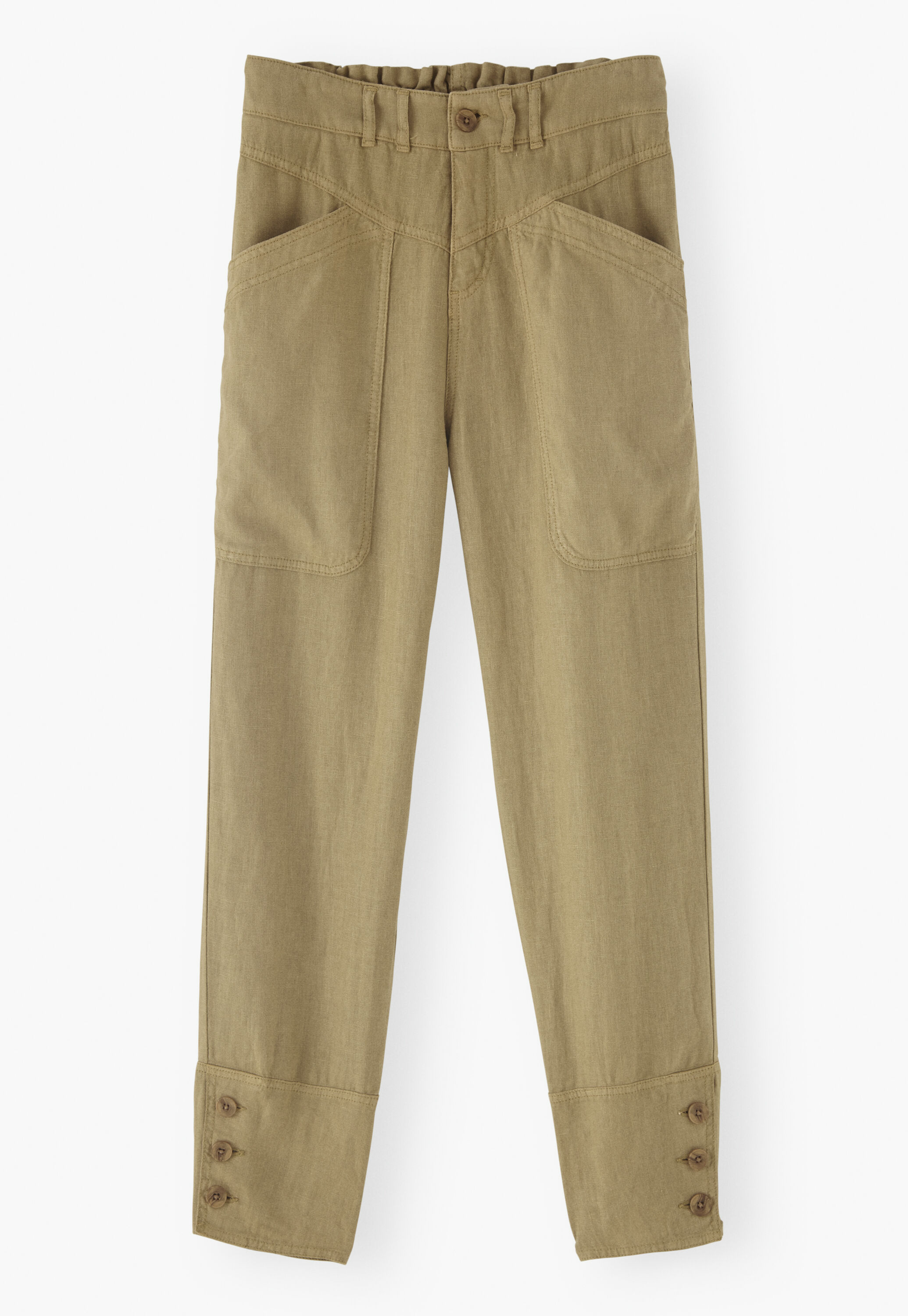 K&uuml;rzer geschnittene Hose