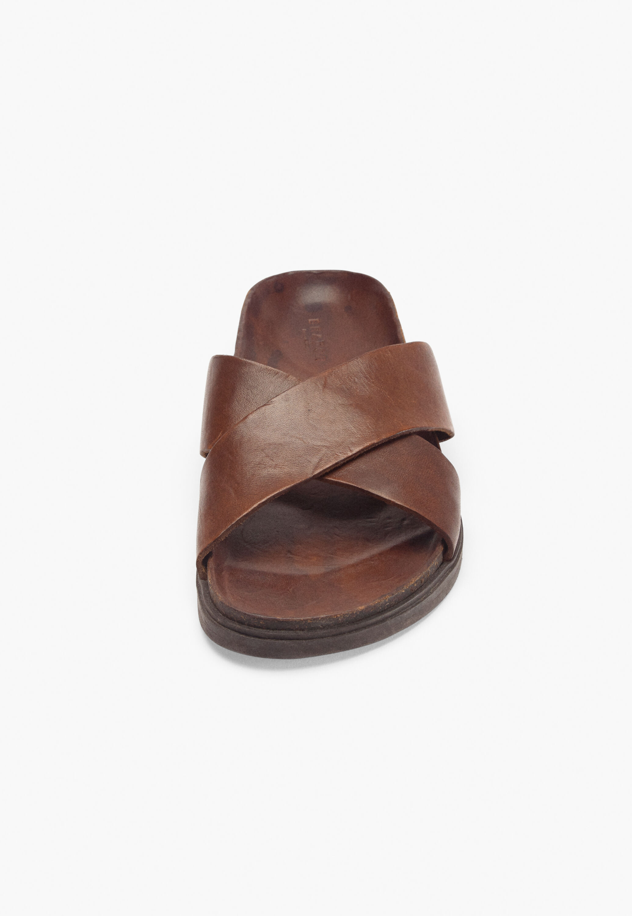 Slipper mit &uuml;berkreuzter Front