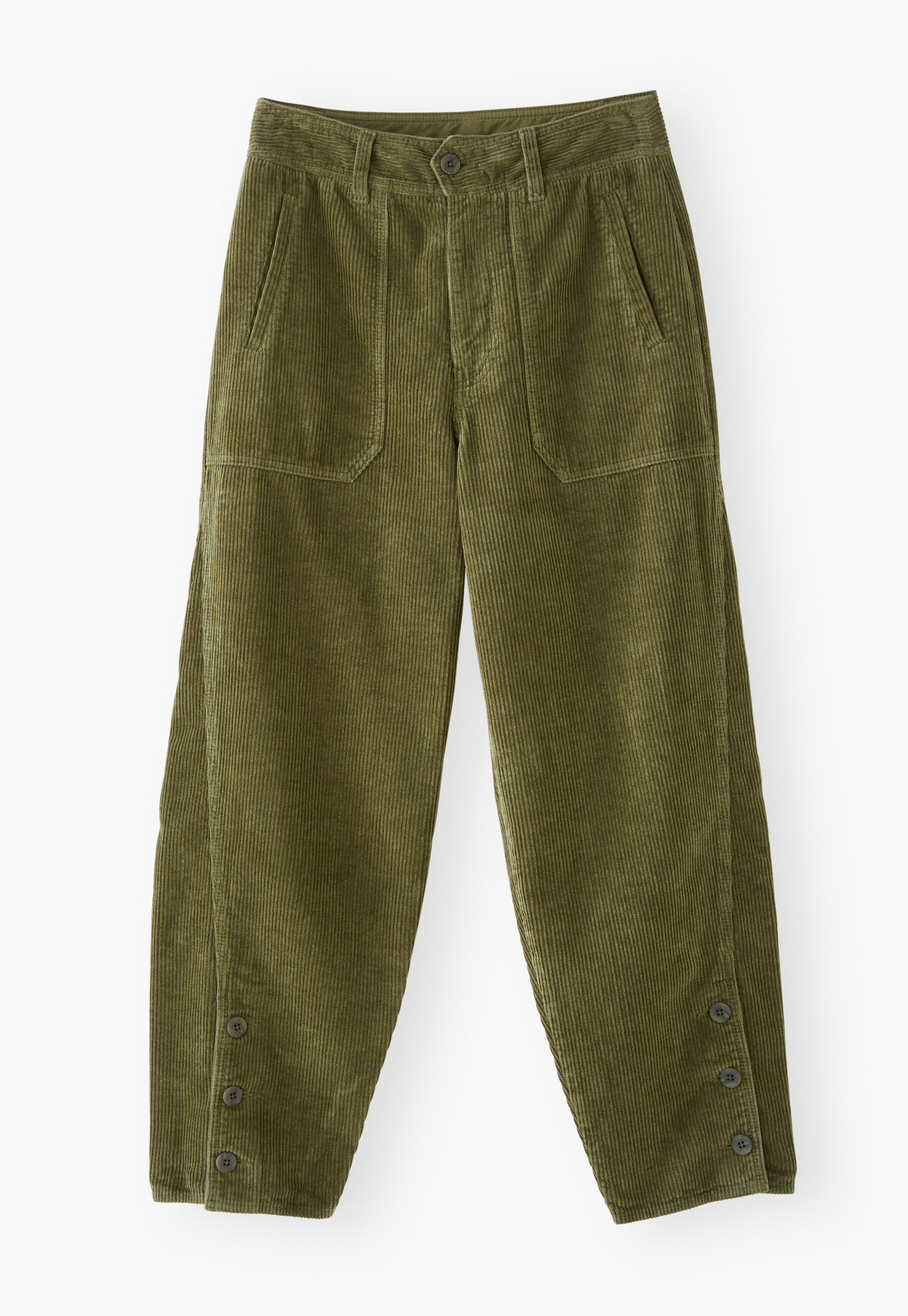 Entspannt geschnittene Karotten-Cordhose