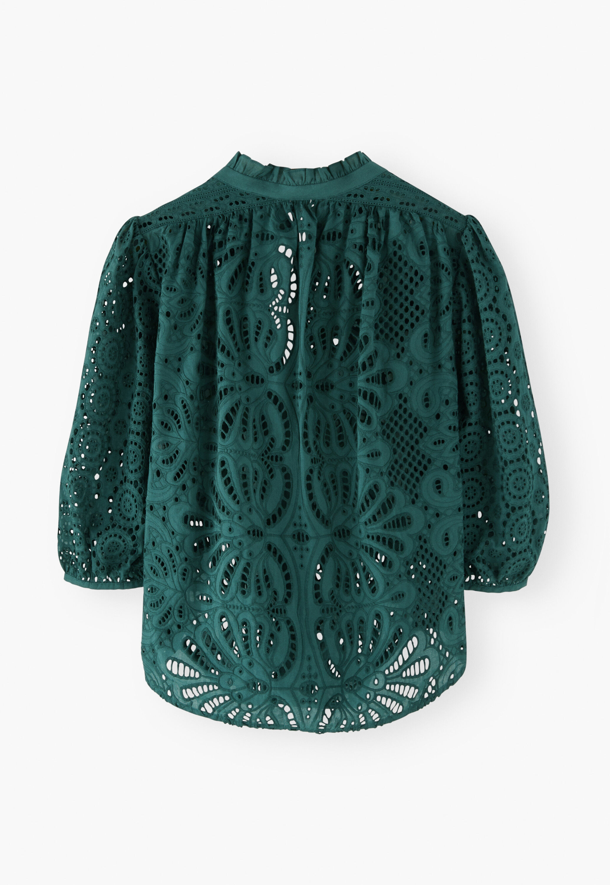 Broderie-Anglaise-Bluse