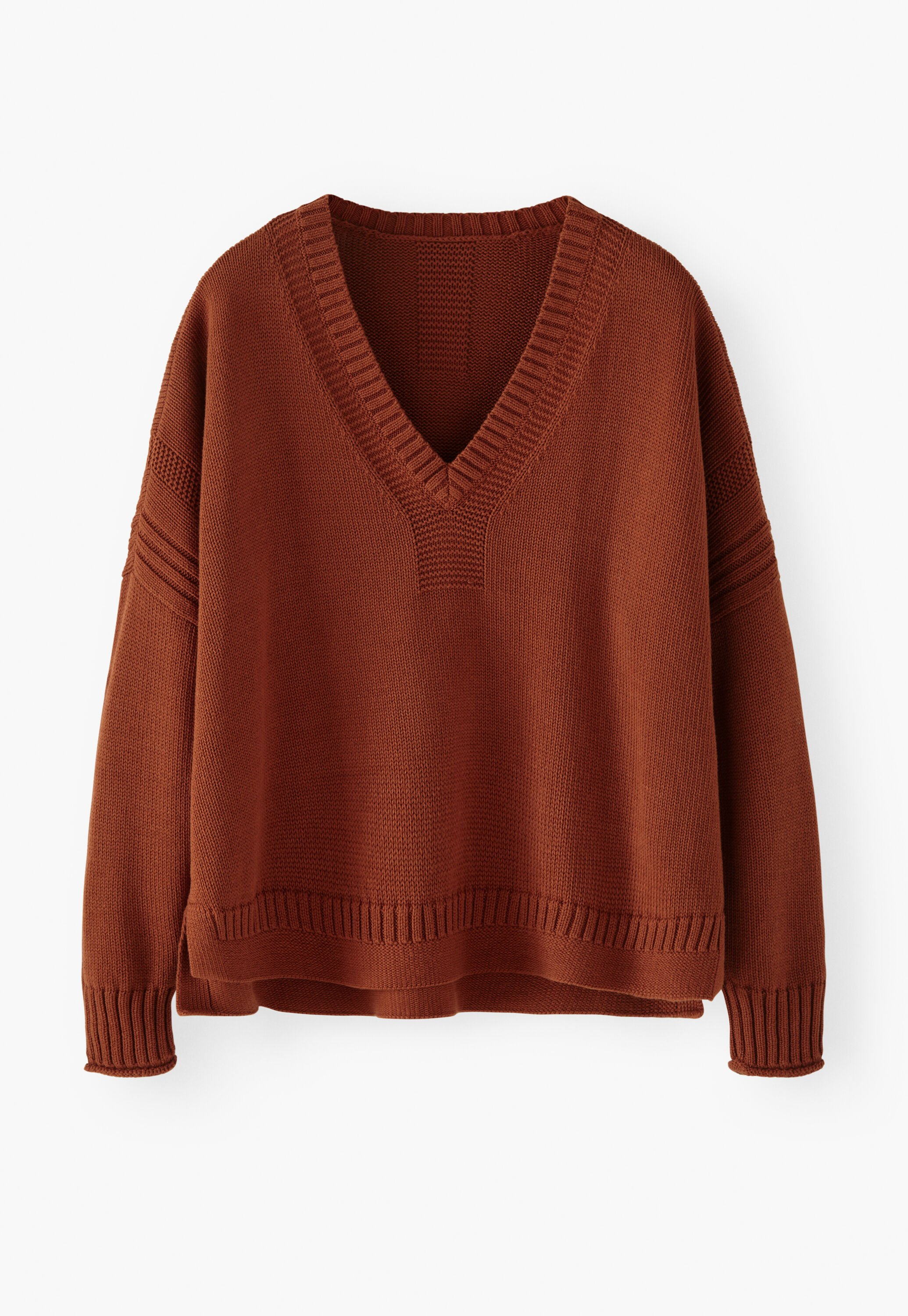 Pullover mit V-Ausschnitt