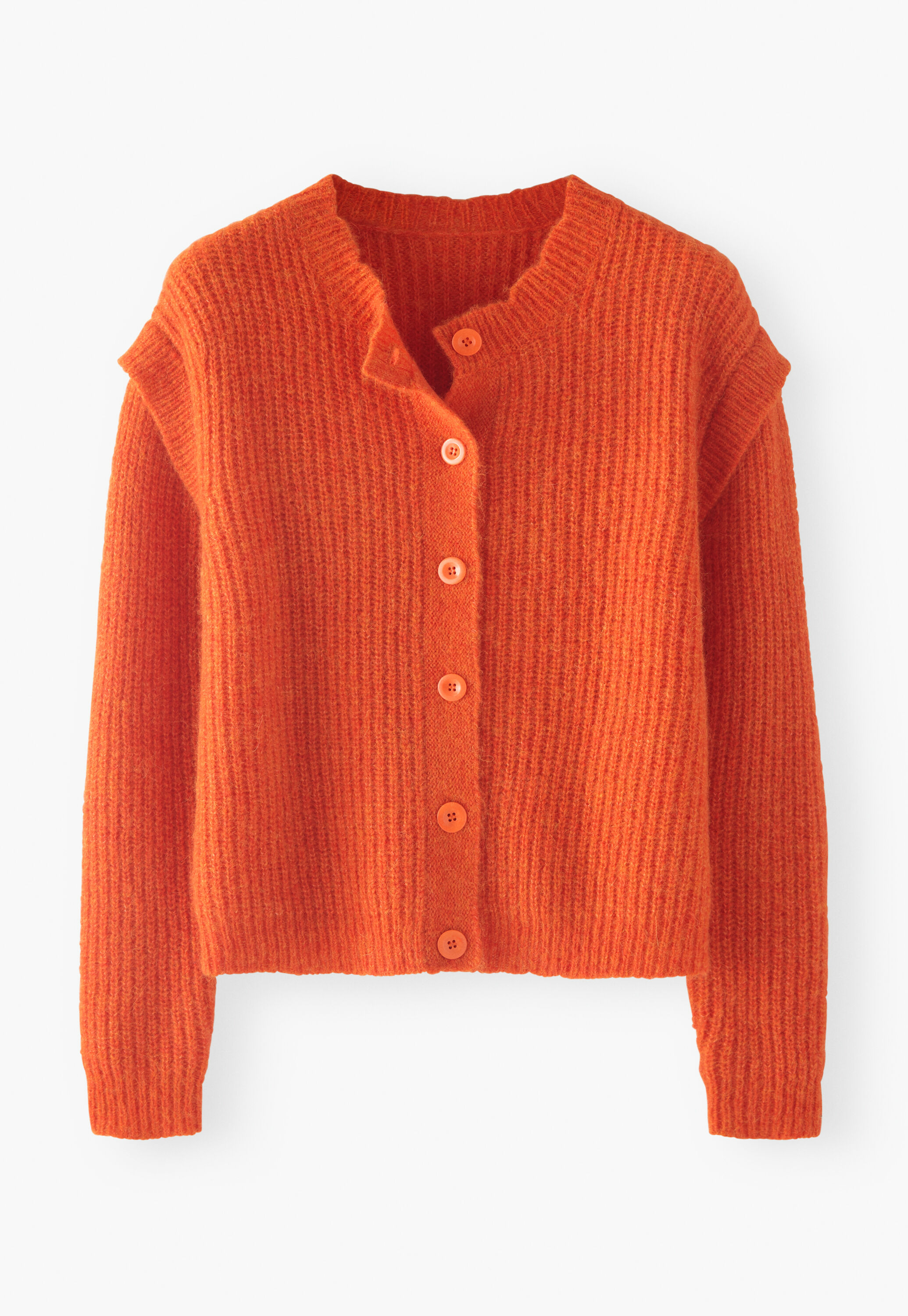 Rippstrick-Cardigan