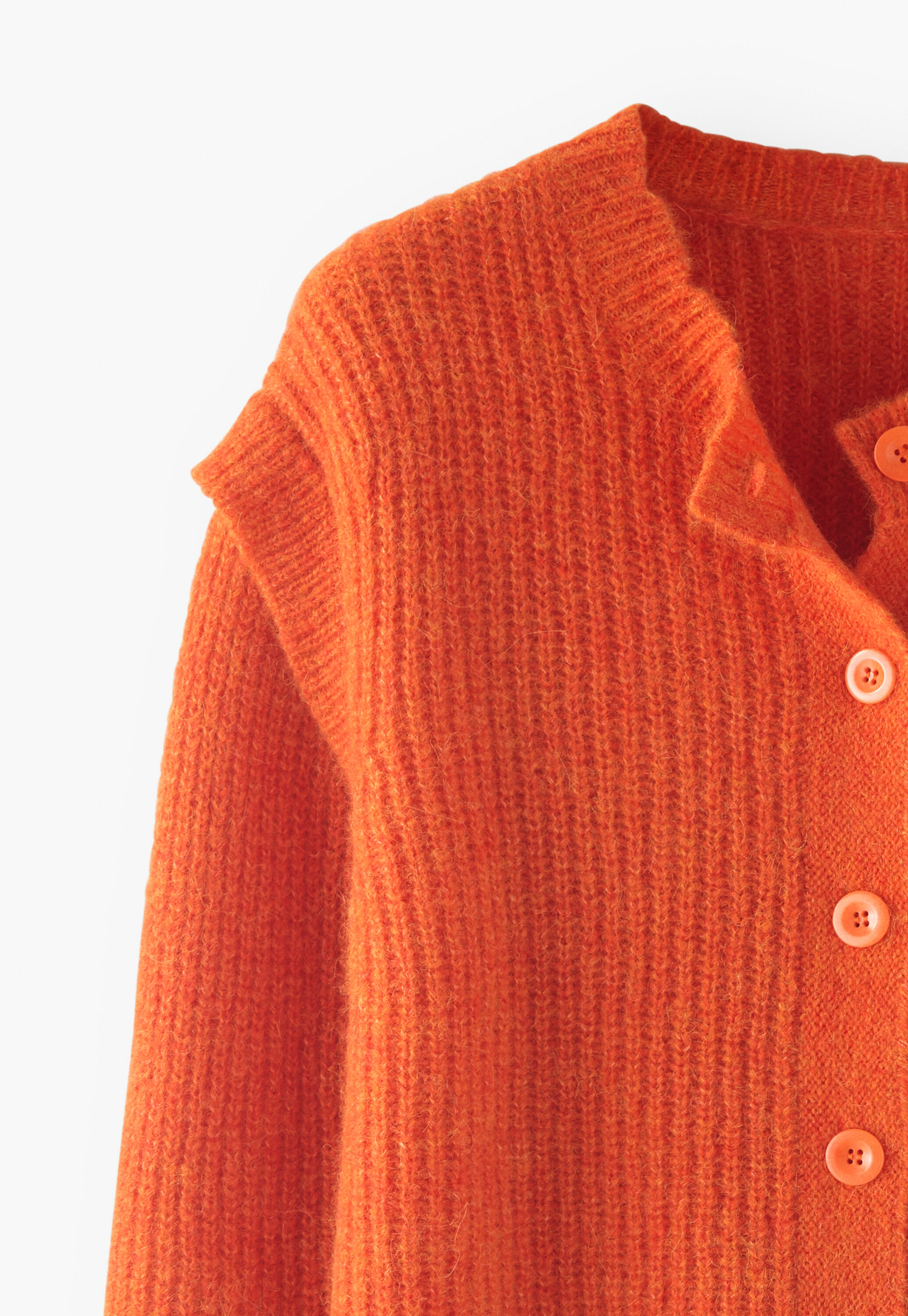 Rippstrick-Cardigan