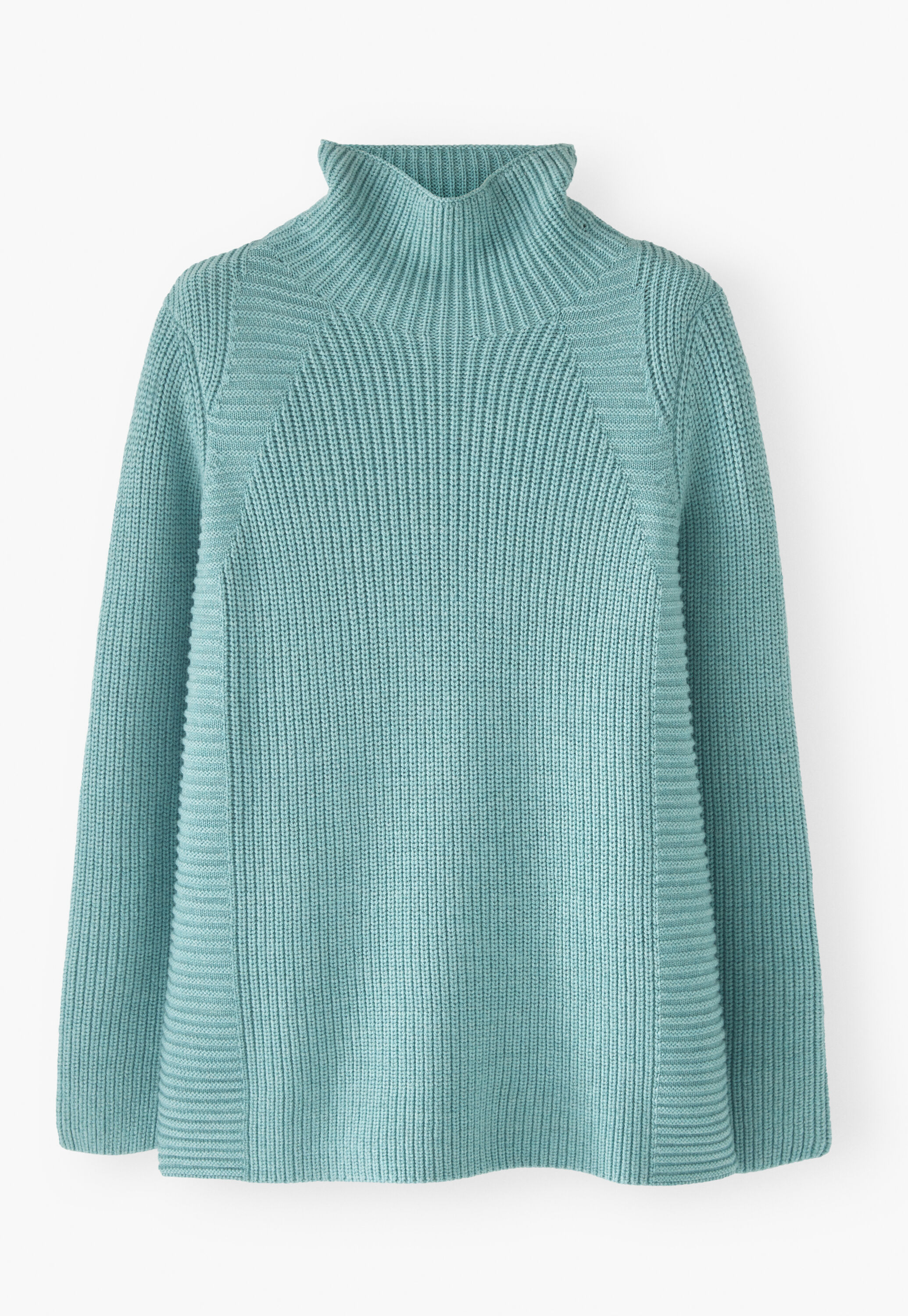Pullover mit hohem Ausschnitt