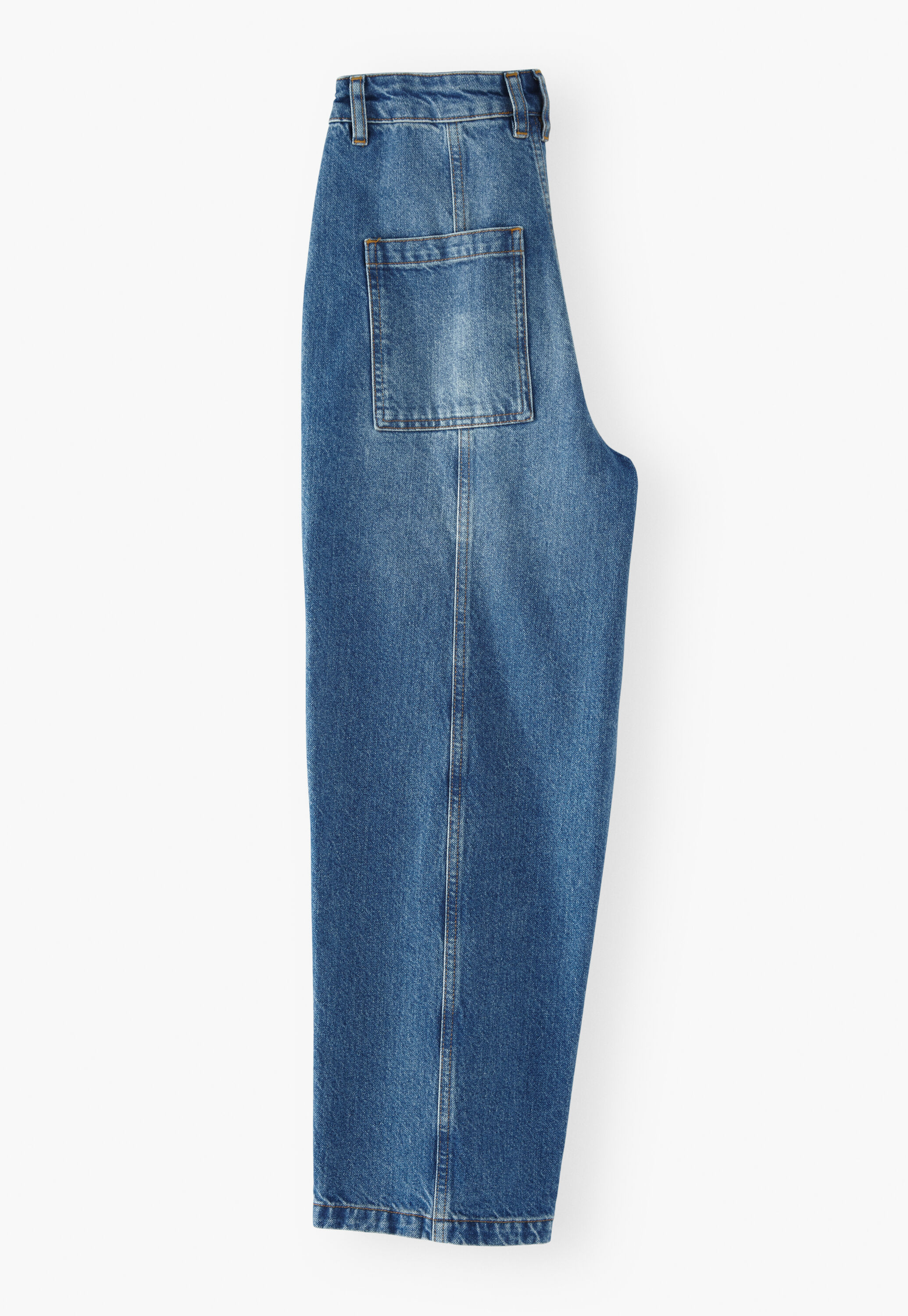 Patchwork-Hufeisen-Jeans
