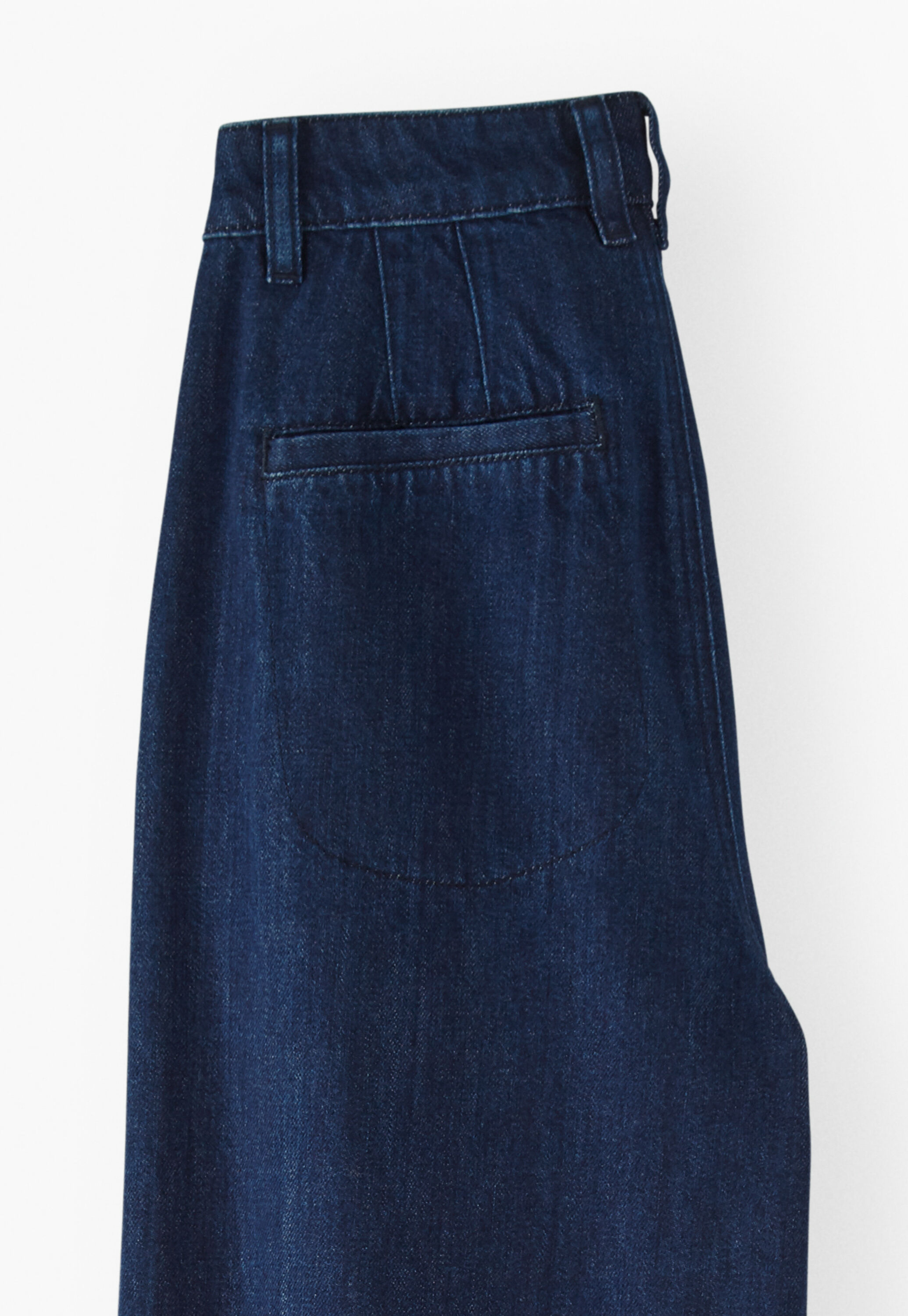 Weiche Jeans mit weitem Bein