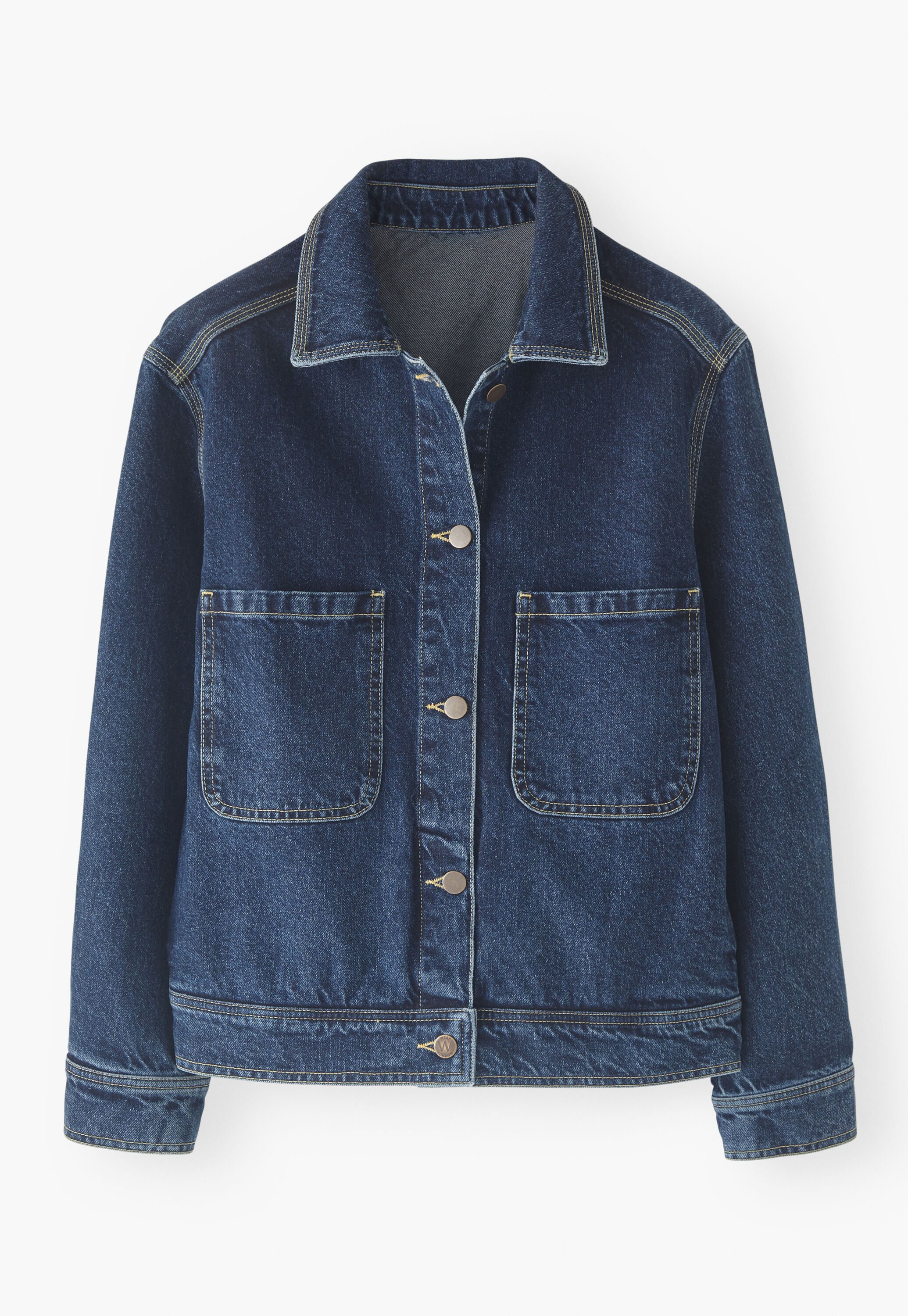 Kastige Jacke aus Denim