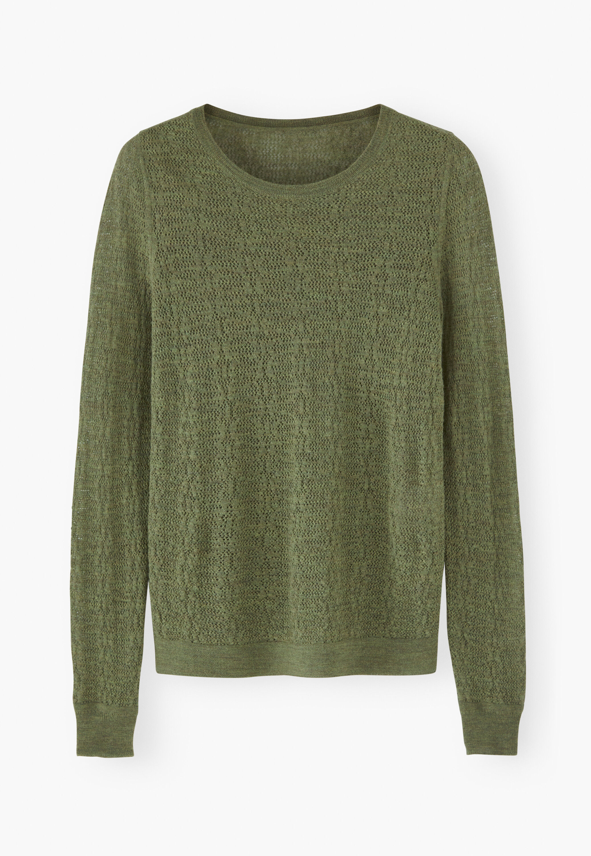 Pullover im Spitzenmuster