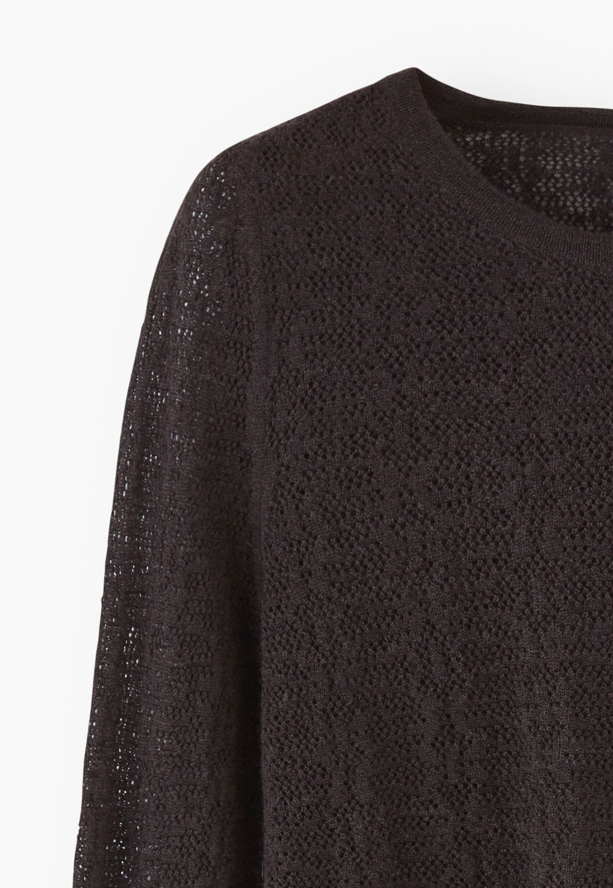 Pullover im Spitzenmuster