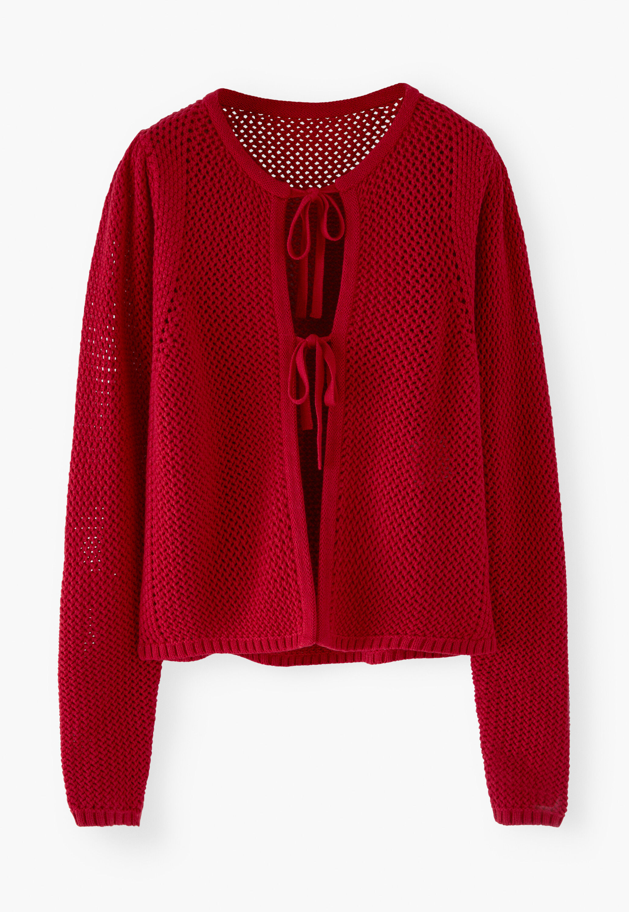 Cardigan mit Bindeband